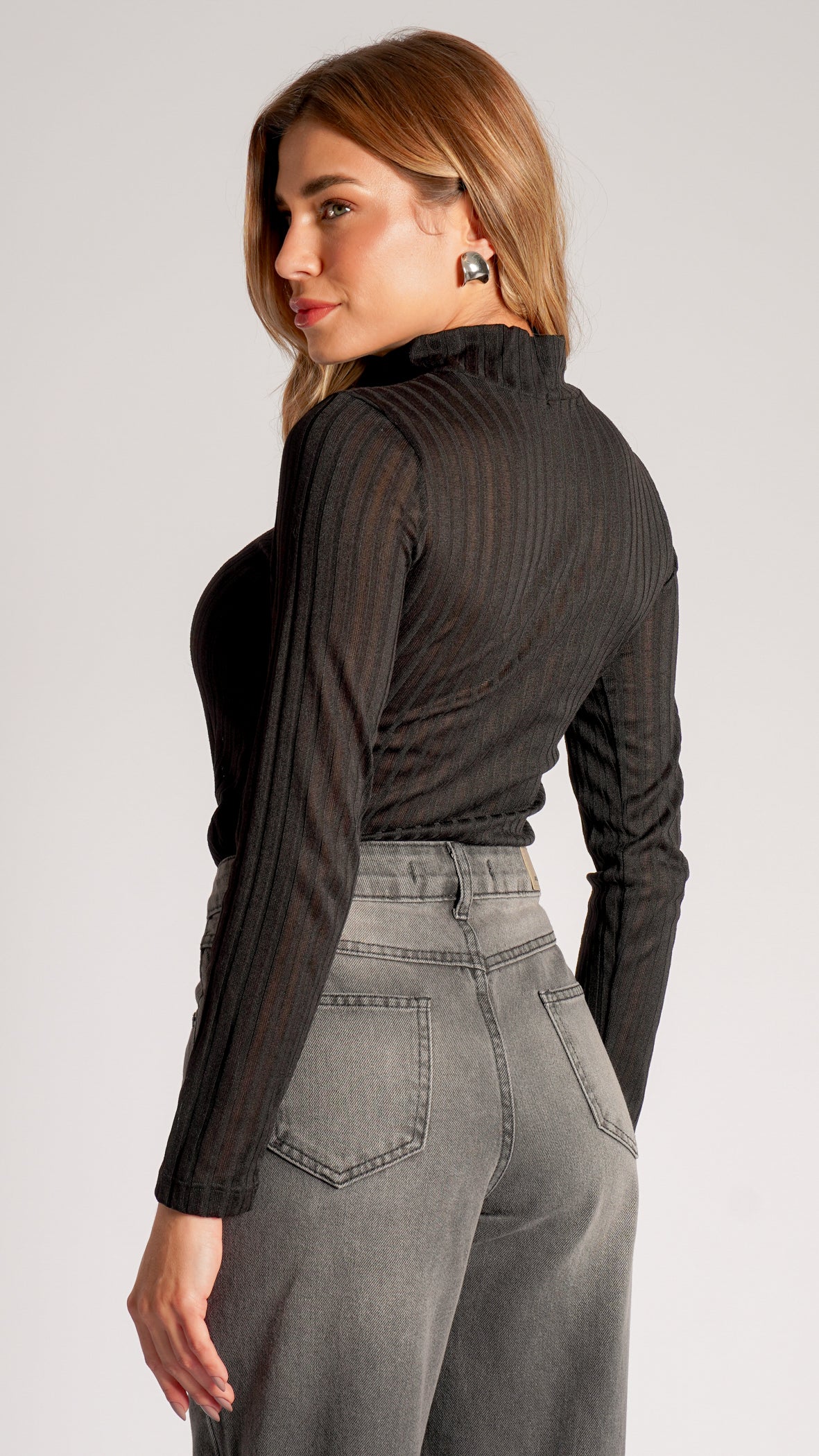 Blusa Cacharrel Tricô - Preta