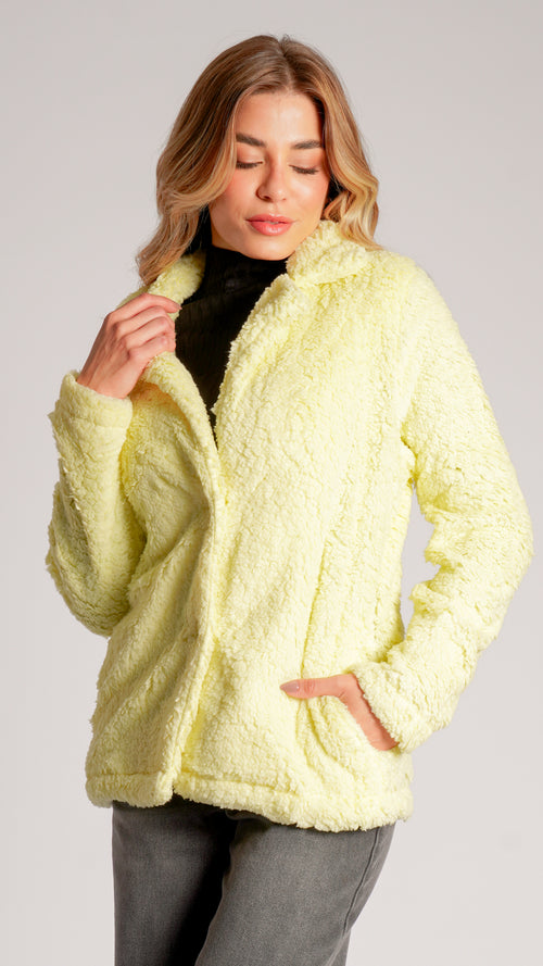 Casaco Sherpa - Amarelo