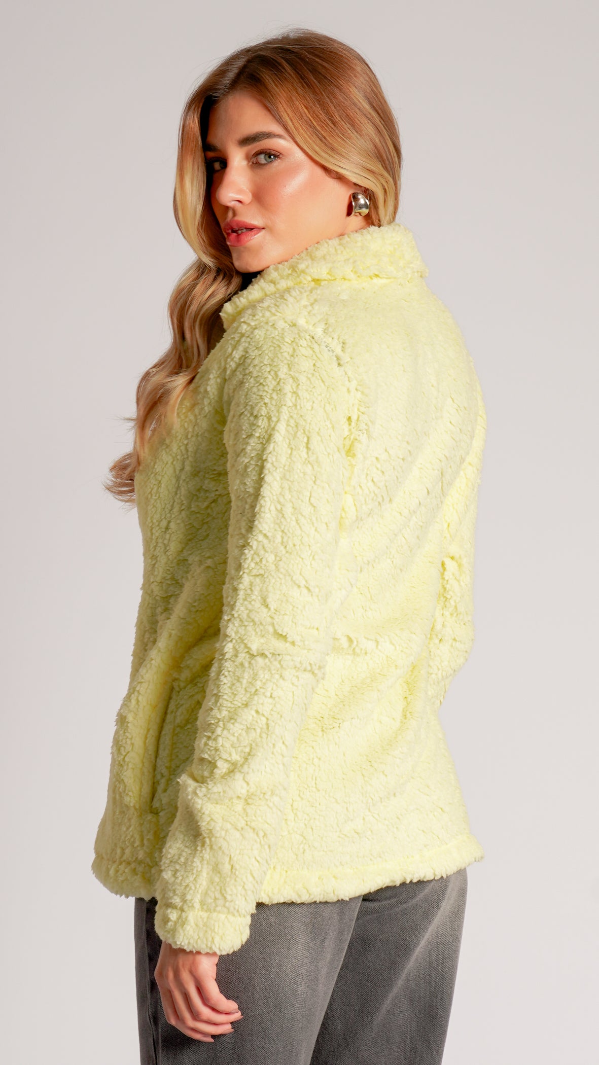Casaco Sherpa - Amarelo