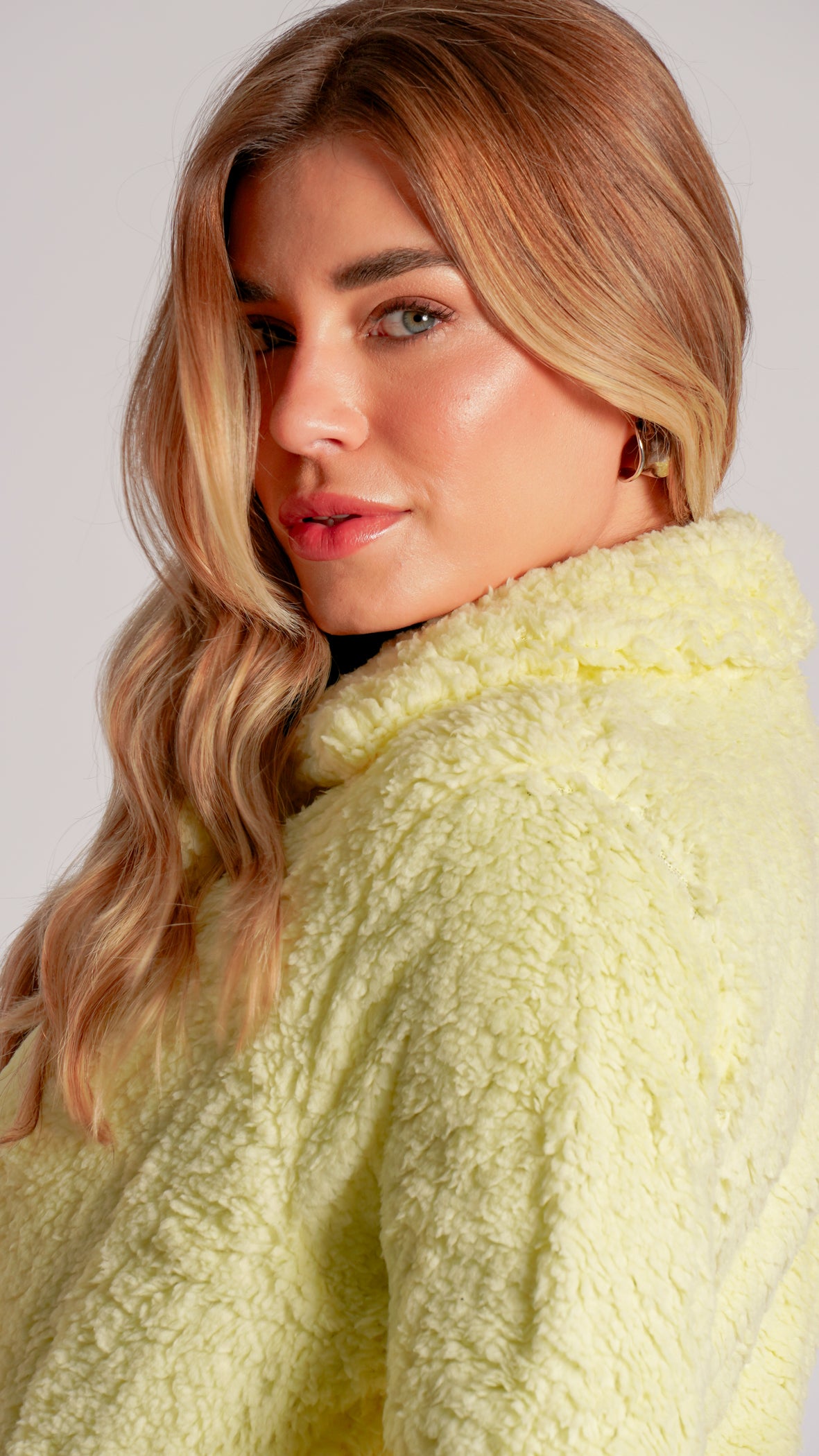 Casaco Sherpa - Amarelo