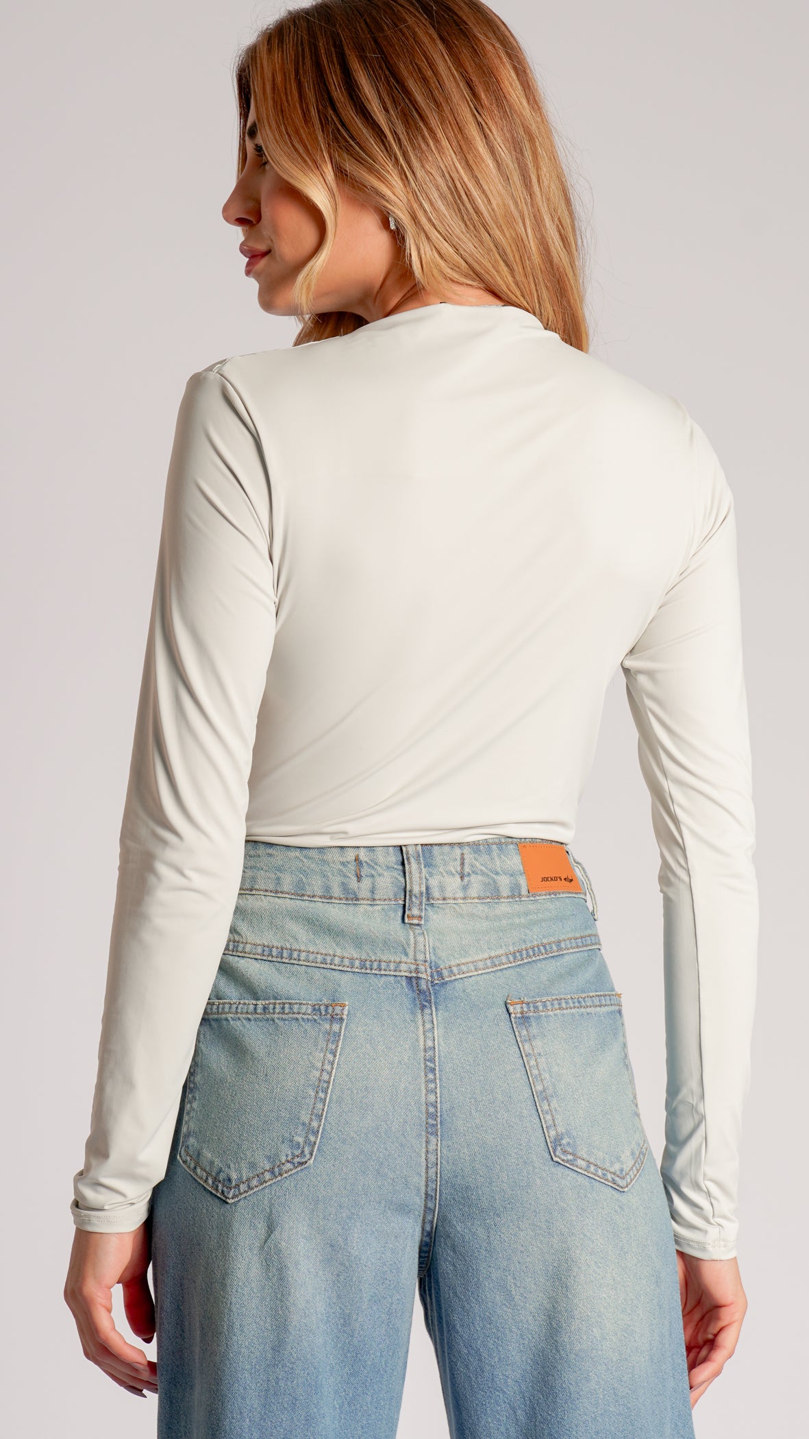 Blusa Manga Longa Premium - Cinza
