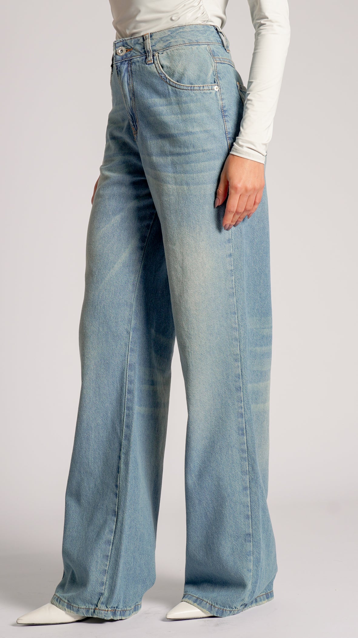 Calça Jeans Reta - Clara