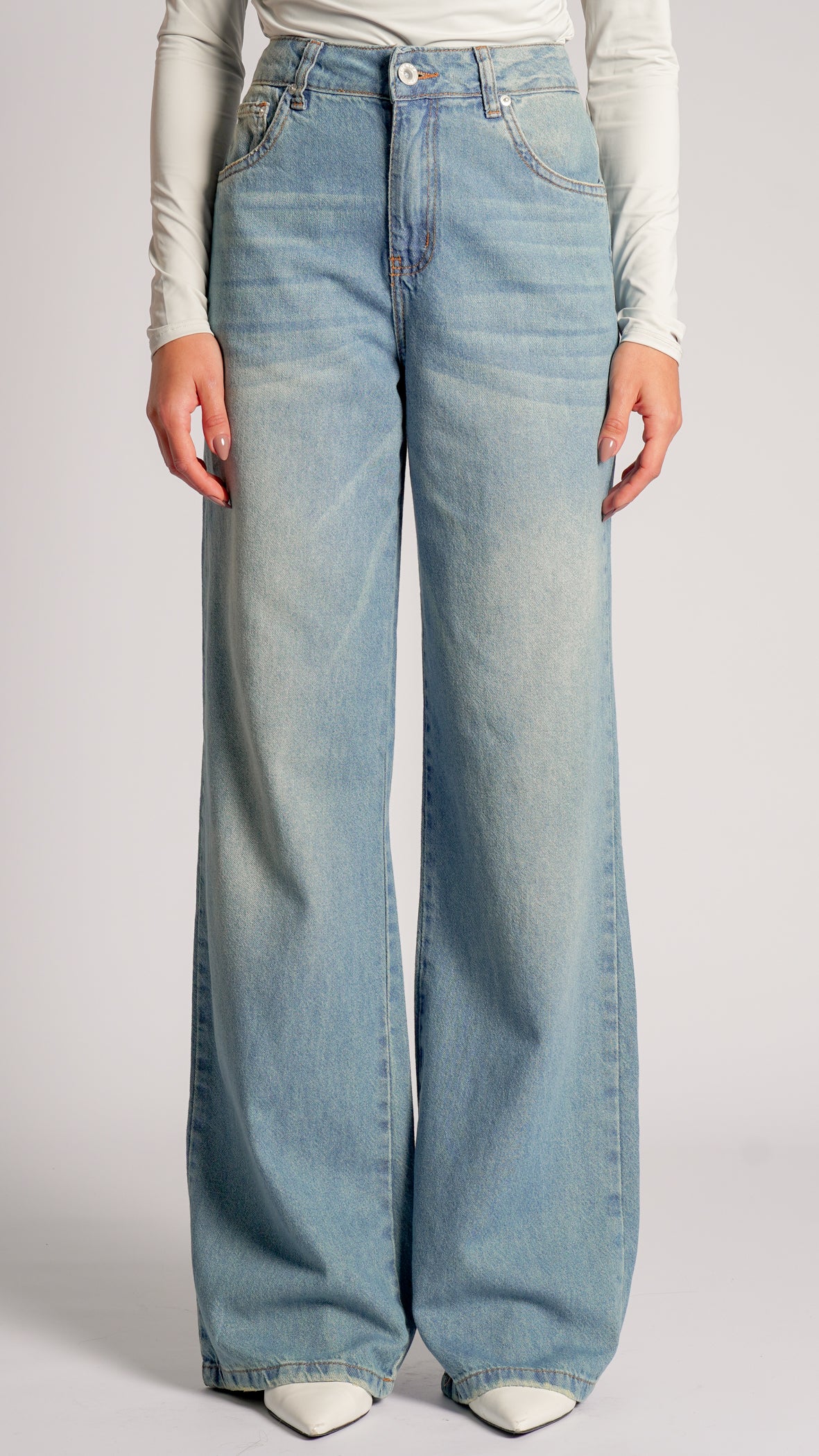 Calça Jeans Reta - Clara