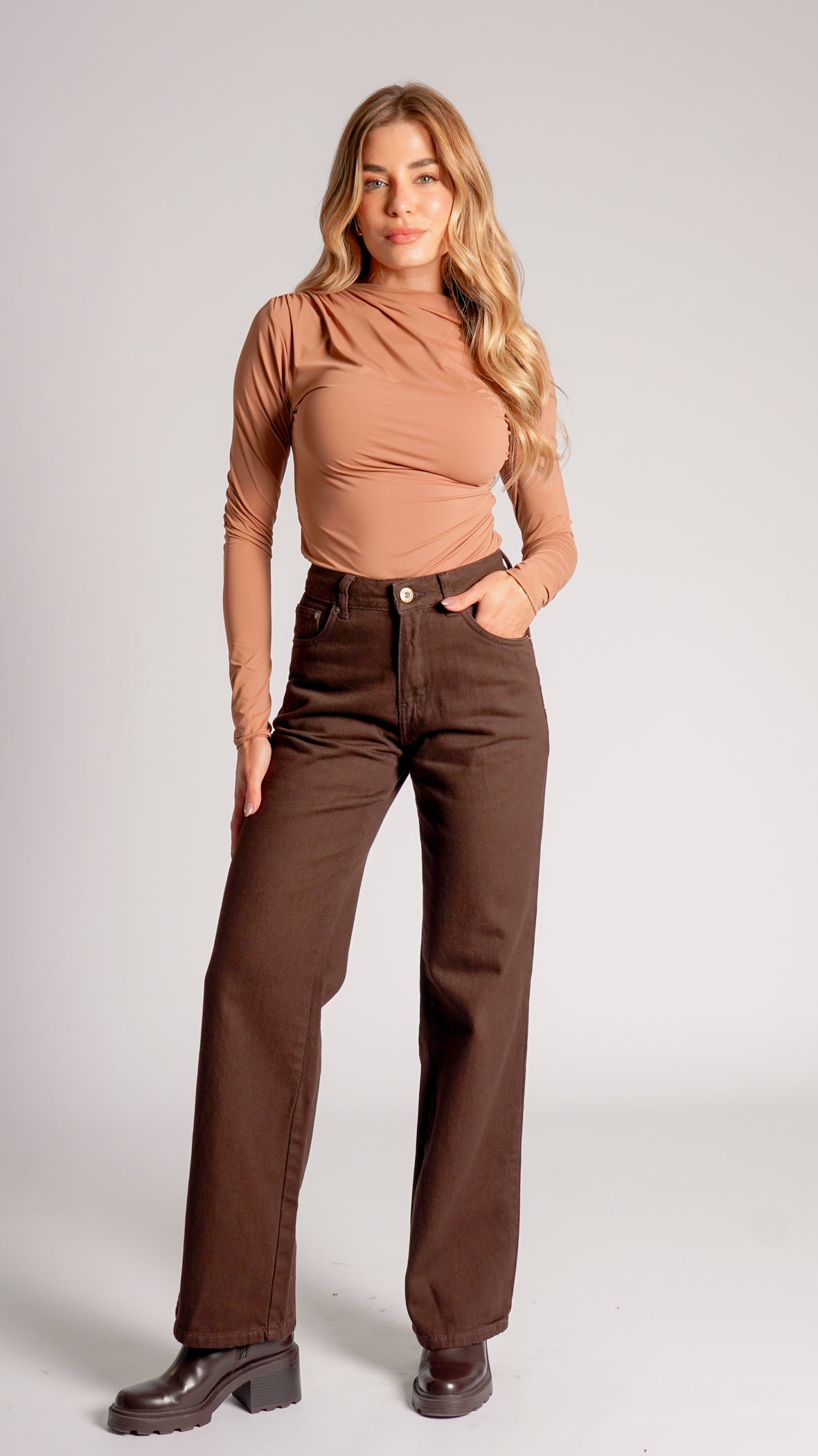 Blusa Manga Longa Premium - Nude