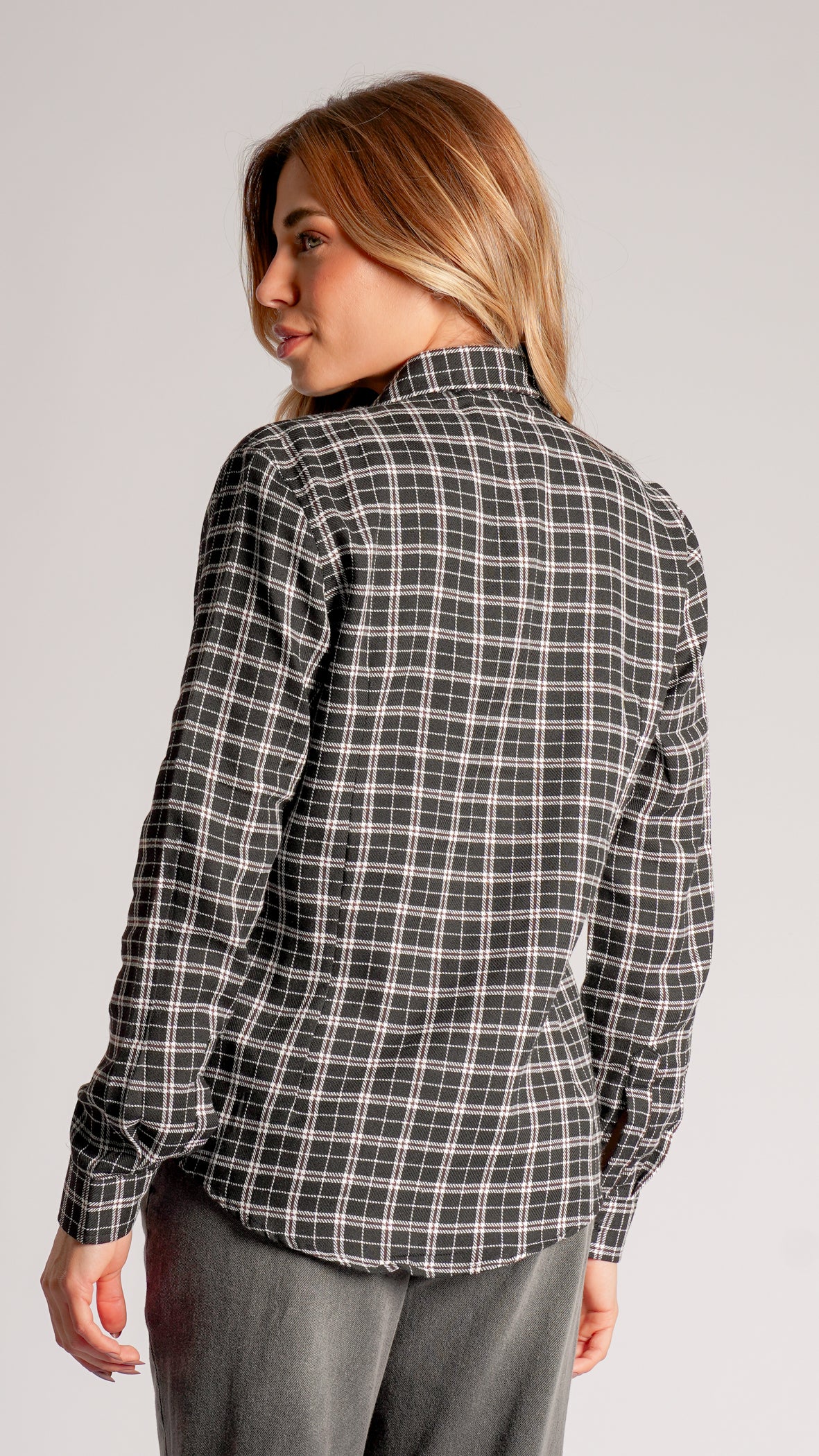 Camisa Xadrez - Preta