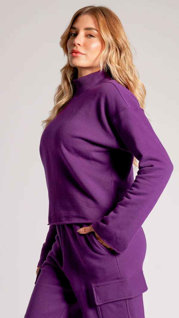 Conjunto Moletom Premium Cargo - Roxo