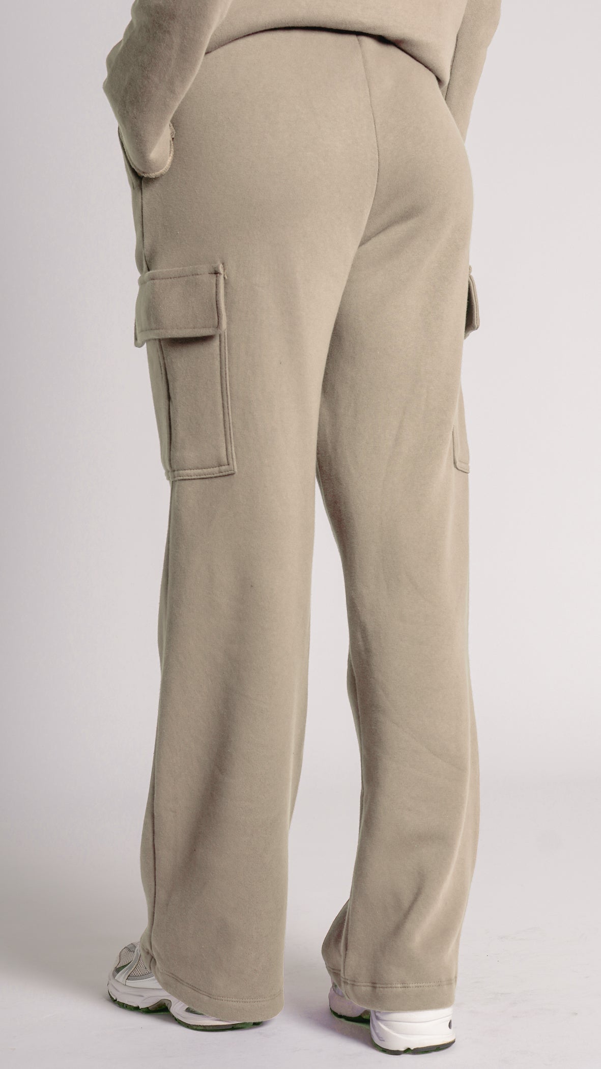 Calça Moletom Cargo Premium - Caqui