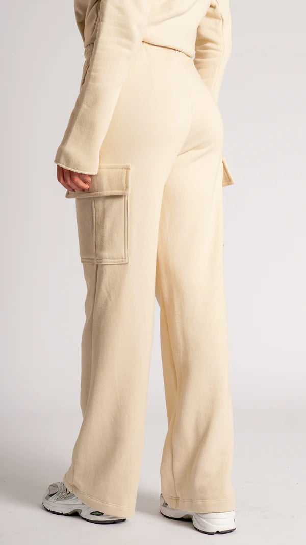 Conjunto Moletom Premium Cargo - Bege