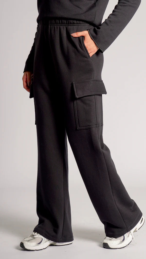 Conjunto Moletom Premium Cargo - Preto