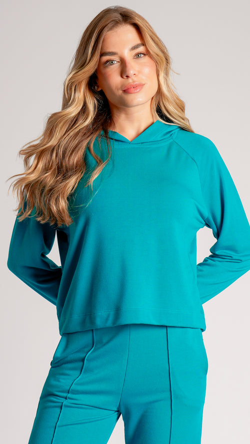 Blusa Moletinho Premium - Azul