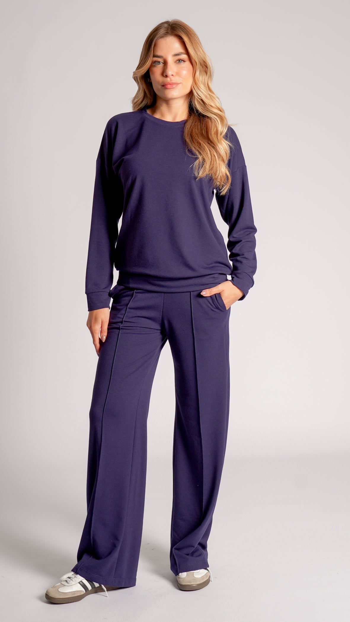 Calça Moletinho Premium - Azul Marinho