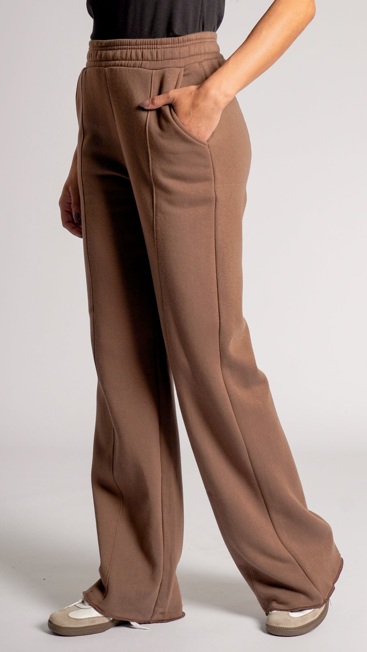 Calça Moletom Premium - Marrom
