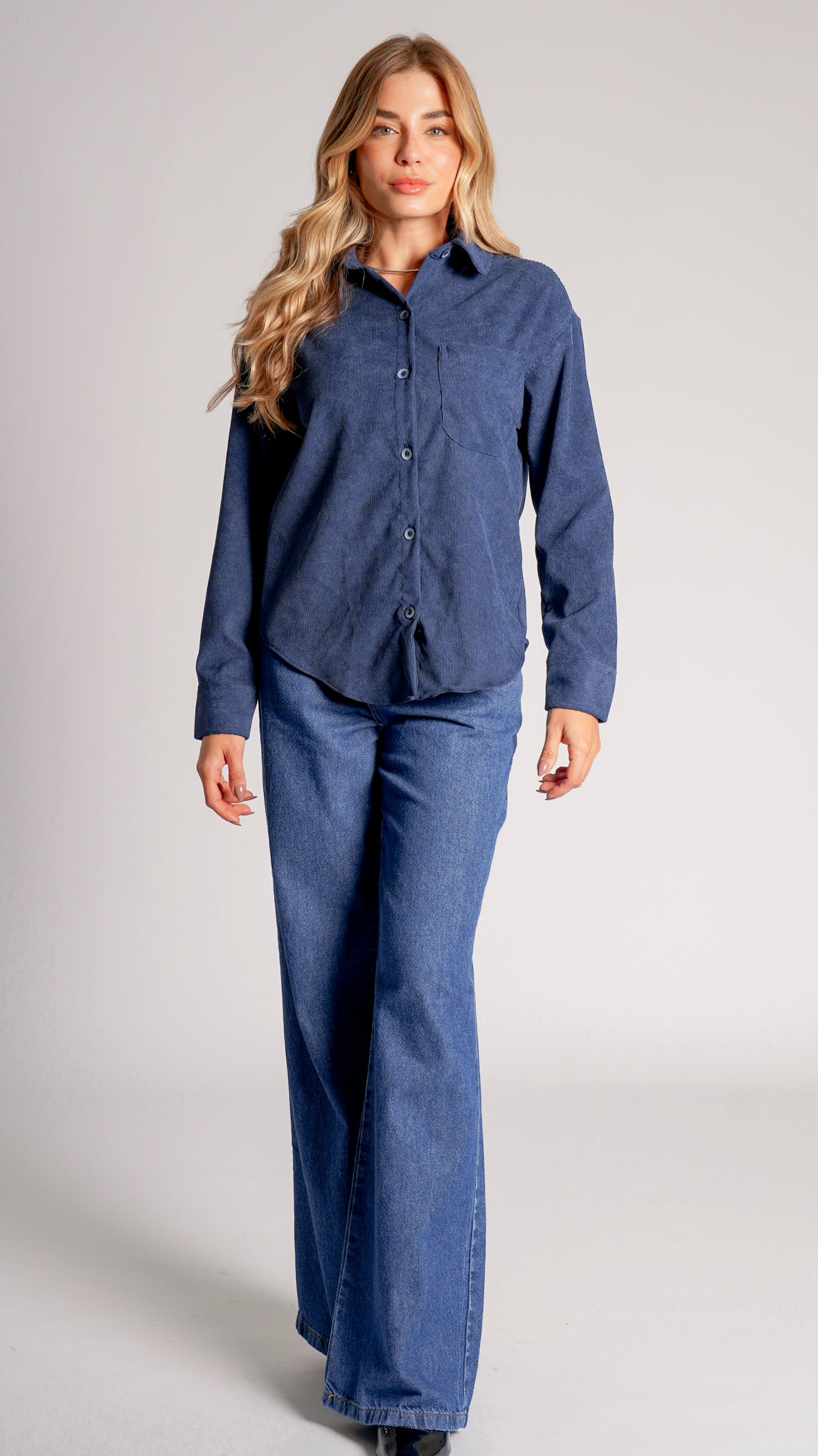 Calça Jeans Reta - Escuro