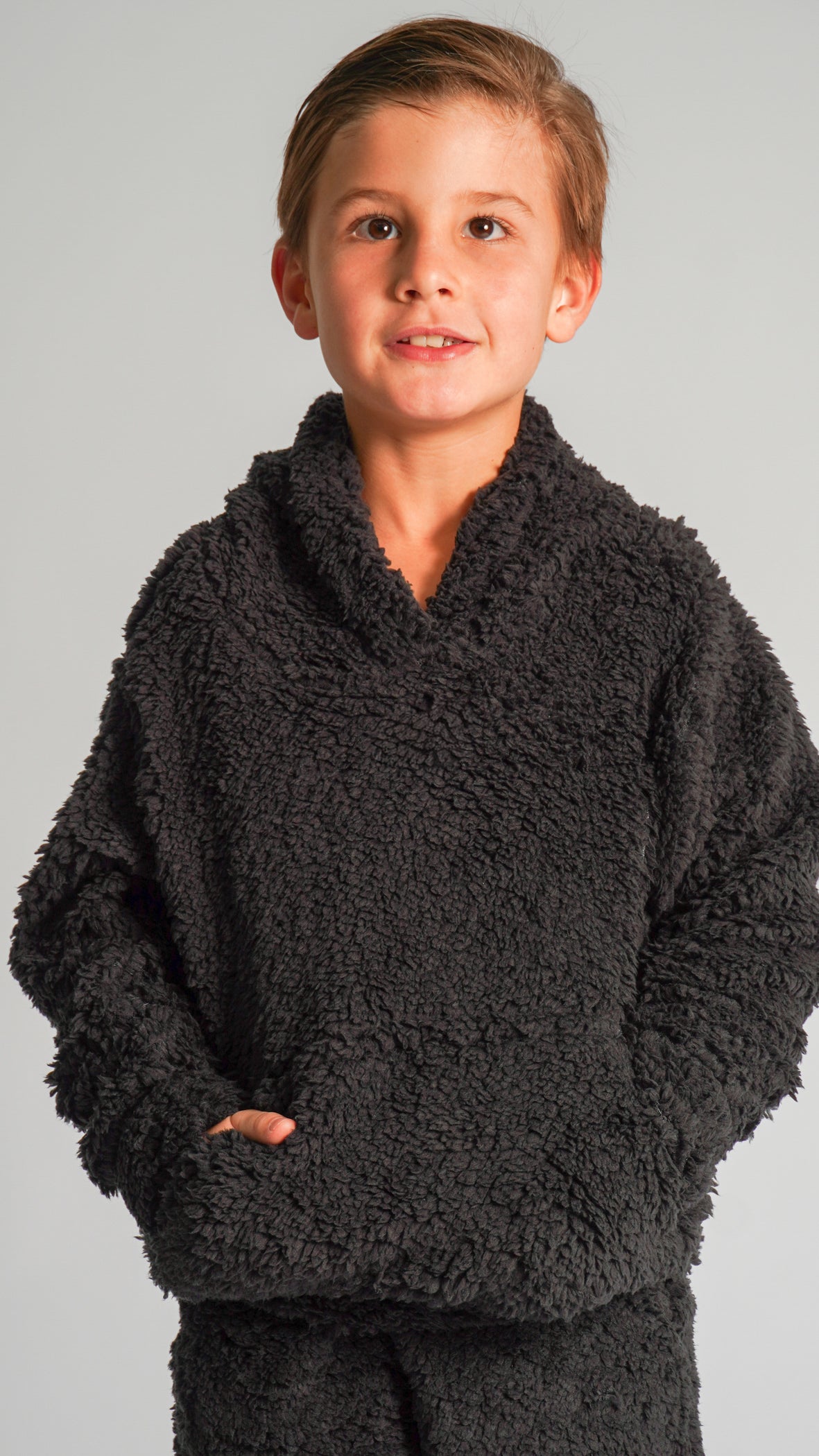 Canguru Sherpa Kids Unissex - Preto