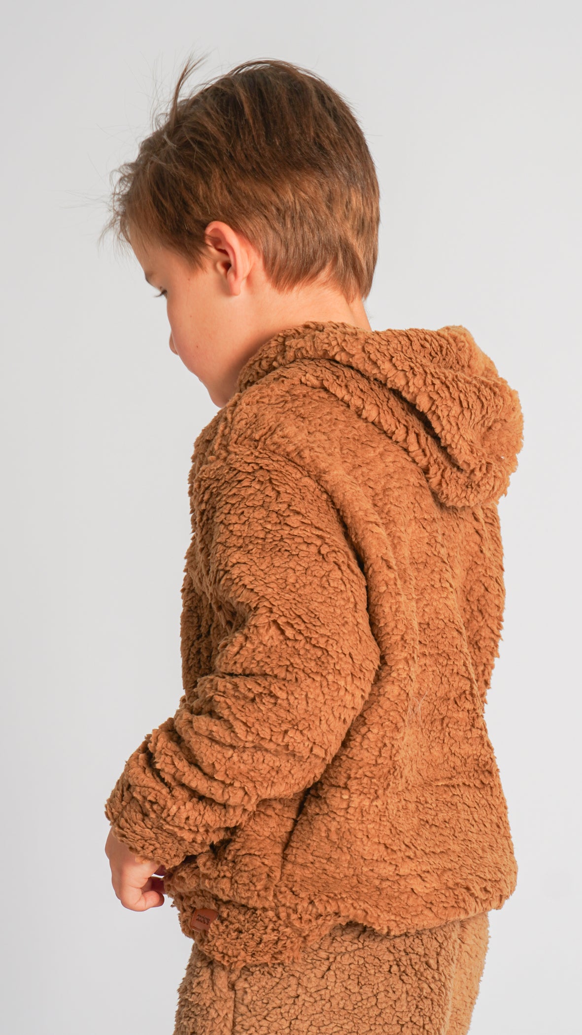 Canguru Sherpa Kids Unissex - Bege Escuro