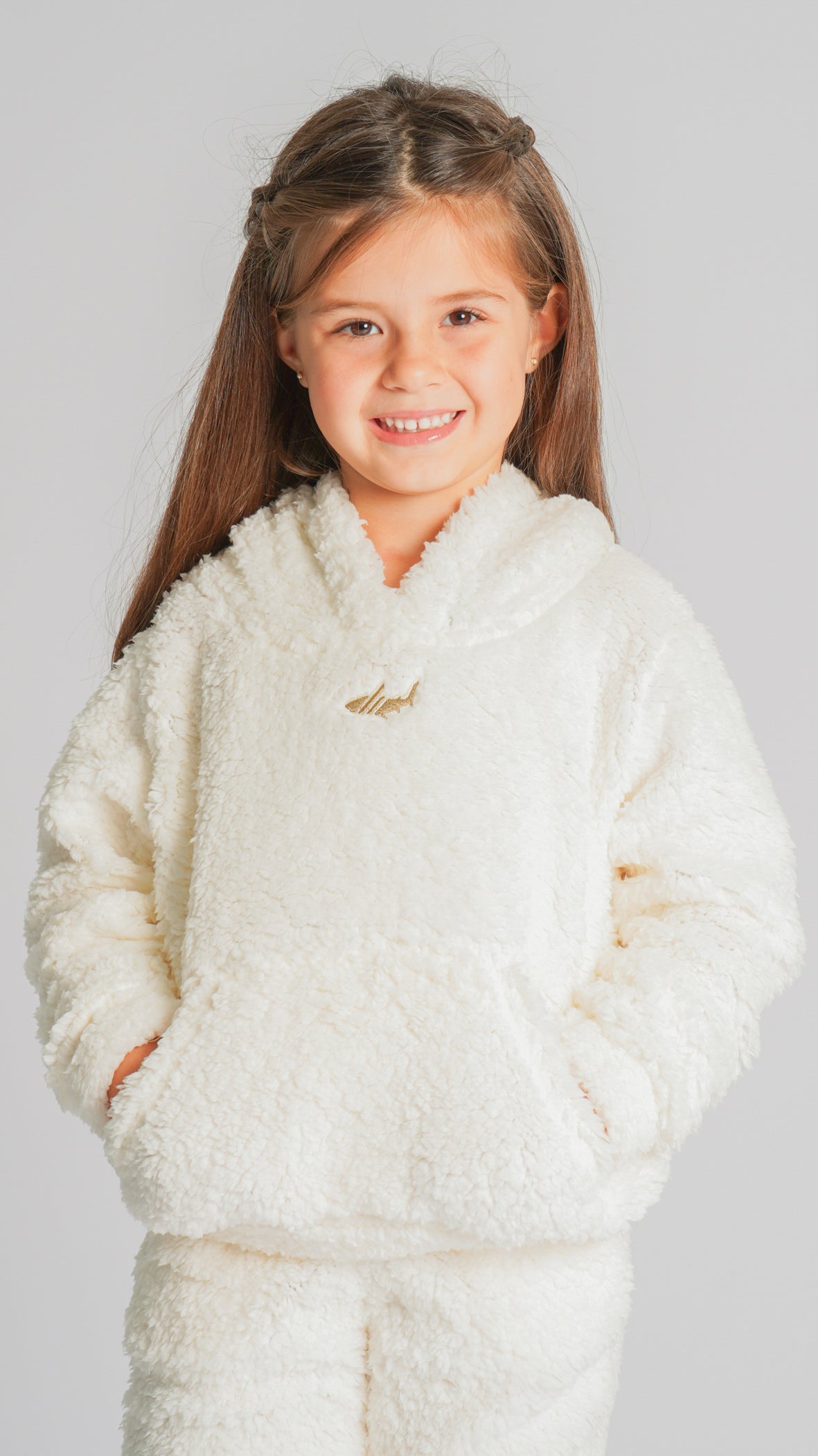 Canguru Sherpa Kids Unissex - Off White