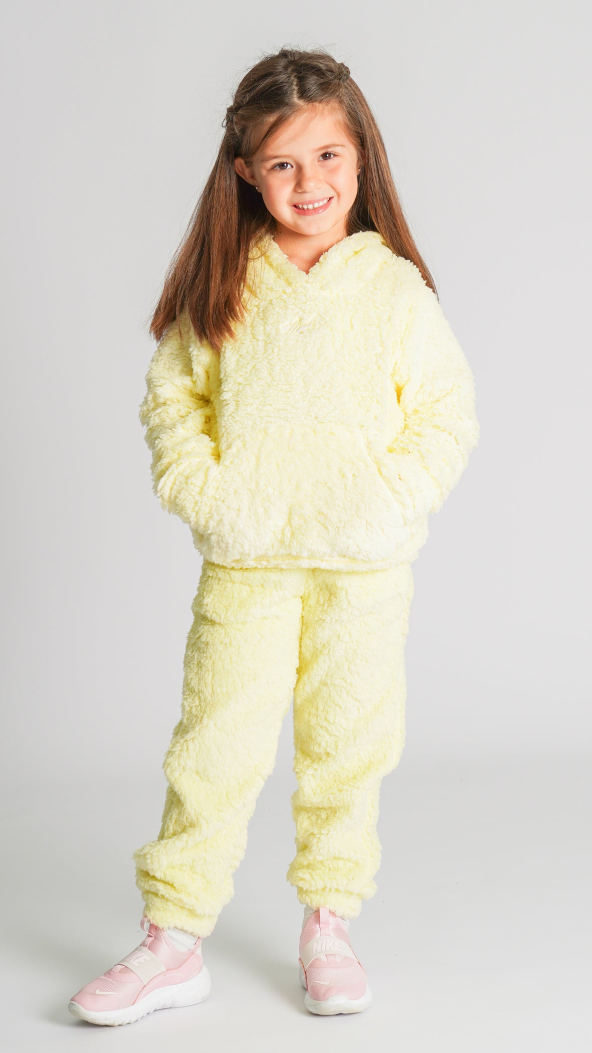Calça Sherpa Kids Unissex - Amarela