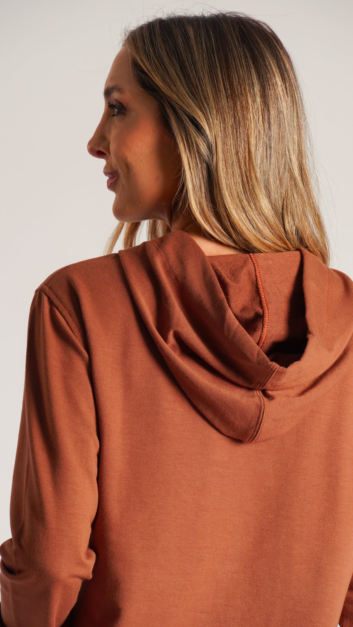 Blusa Moletinho Premium Canguru - Telha