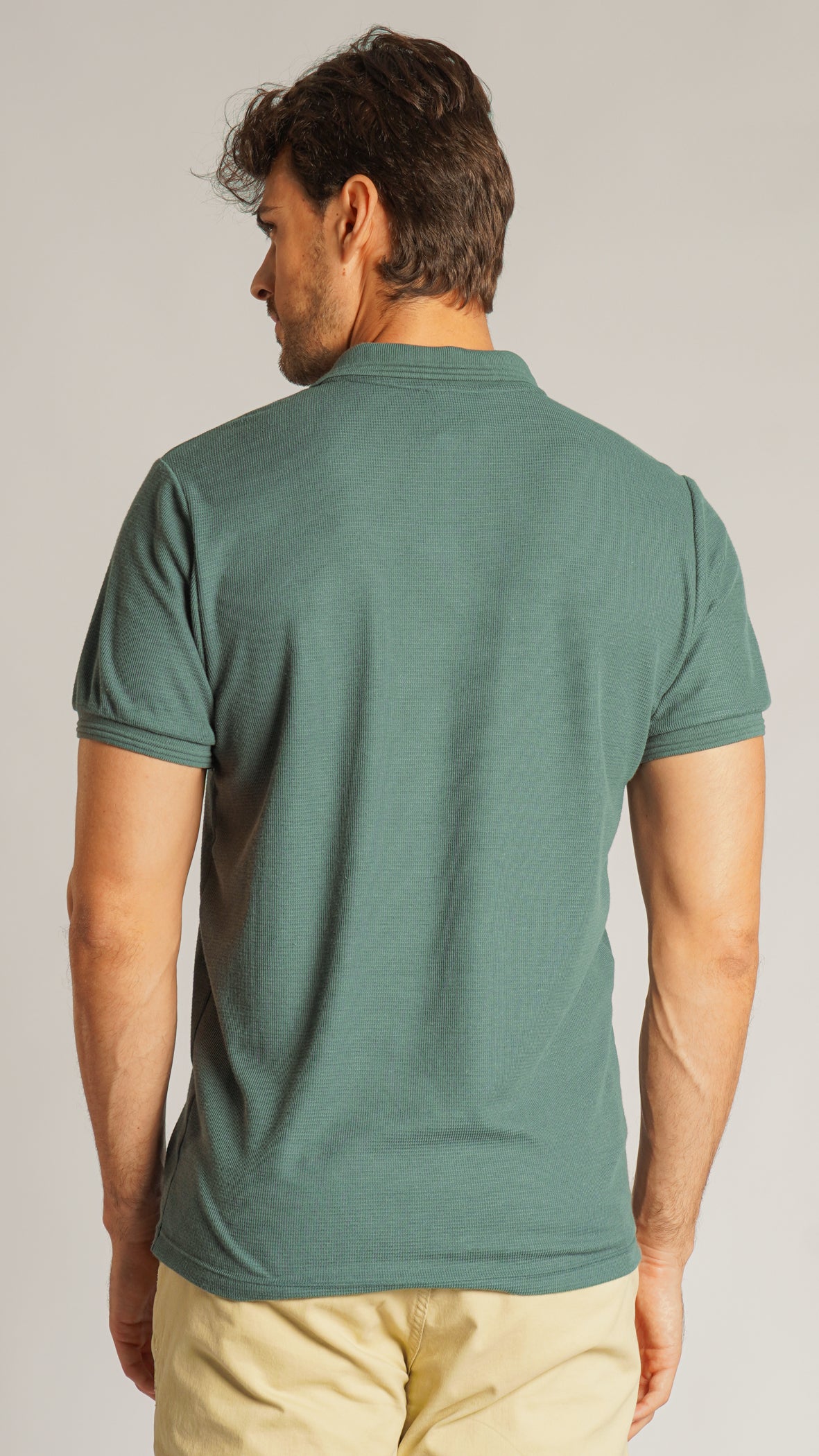 Camisa Polo Tricô Diamond - Grafite