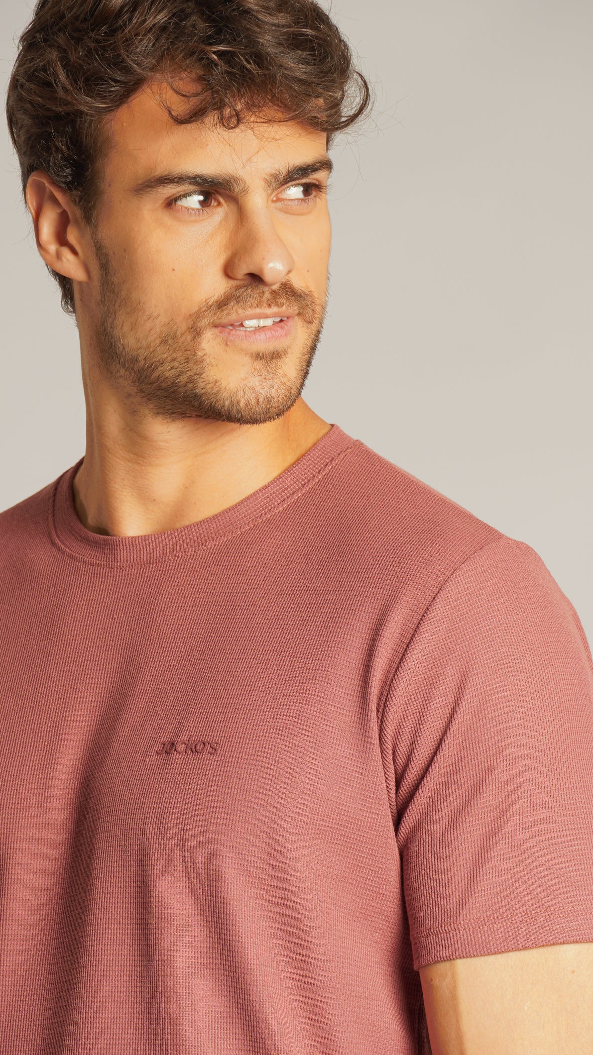 Camiseta Tricô Diamond - Rosê