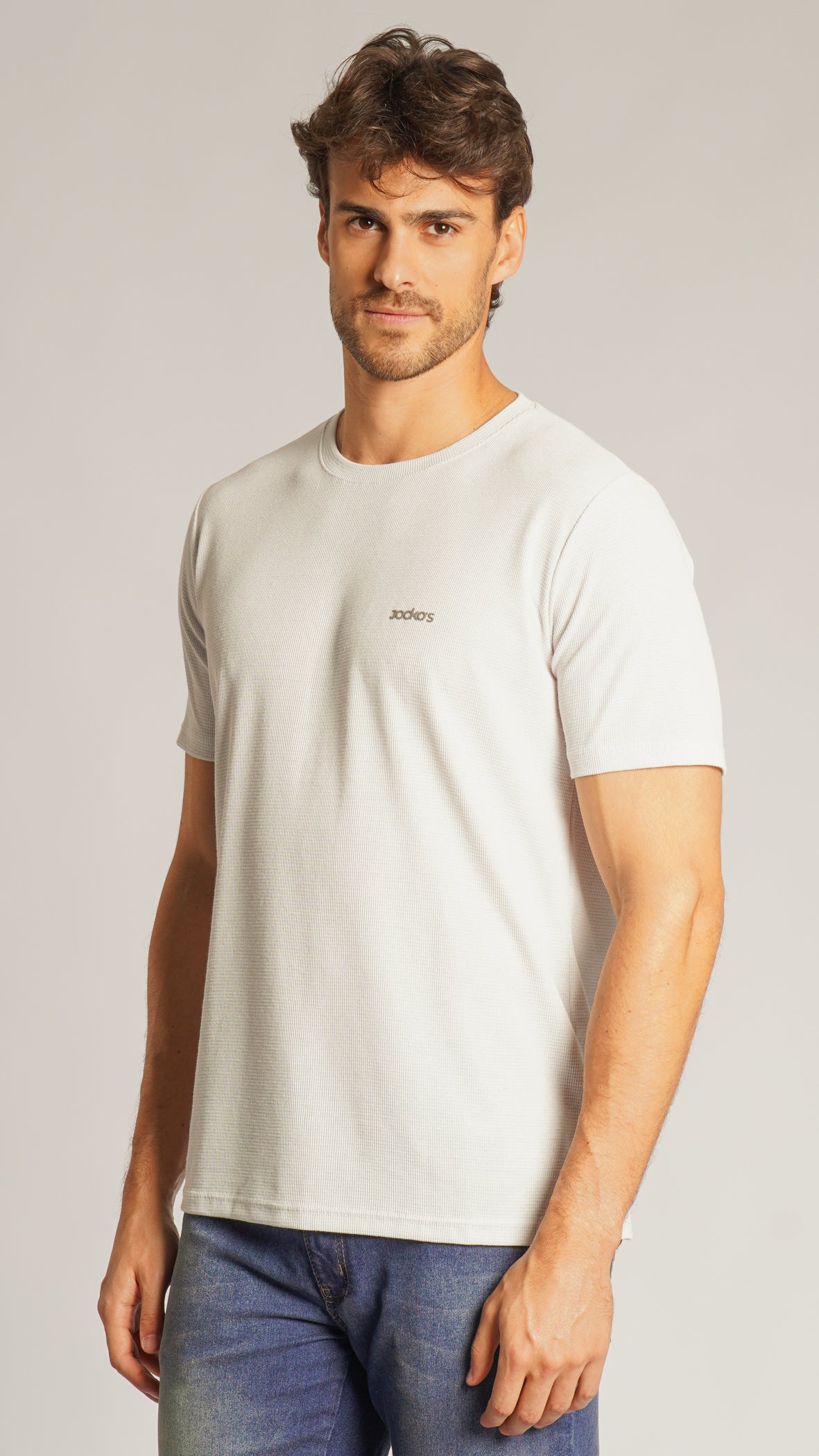 Camiseta Tricô Diamond - Cinza
