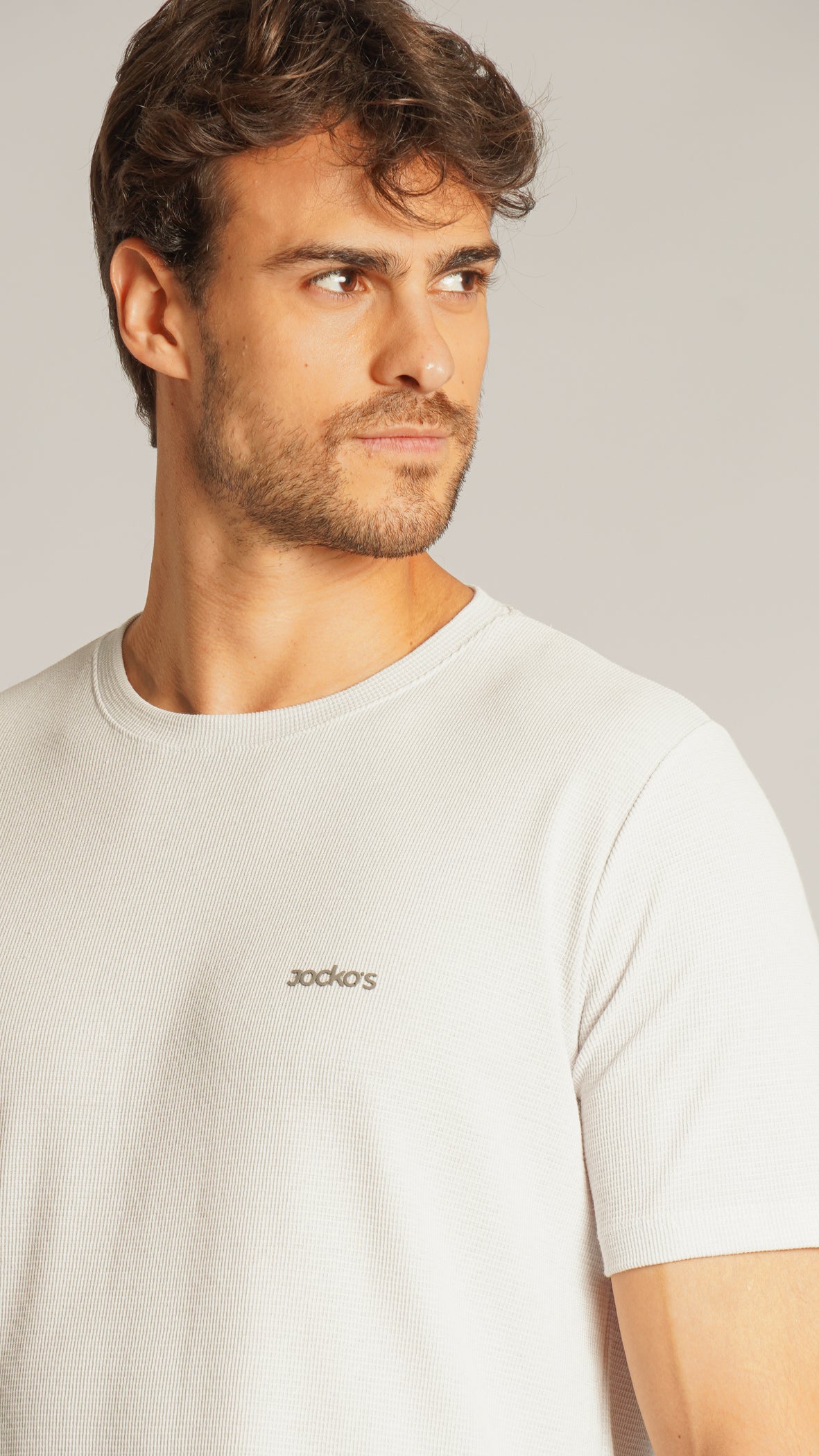 Camiseta Tricô Diamond - Cinza