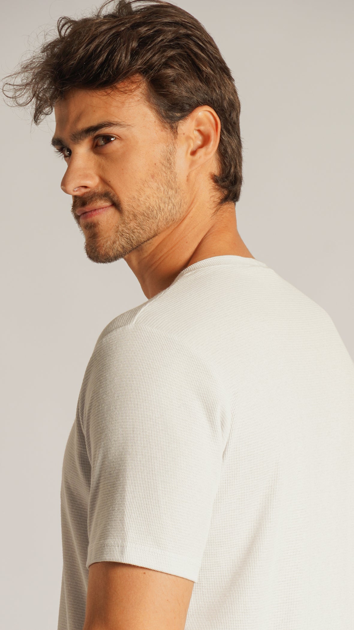 Camiseta Tricô Diamond - Cinza