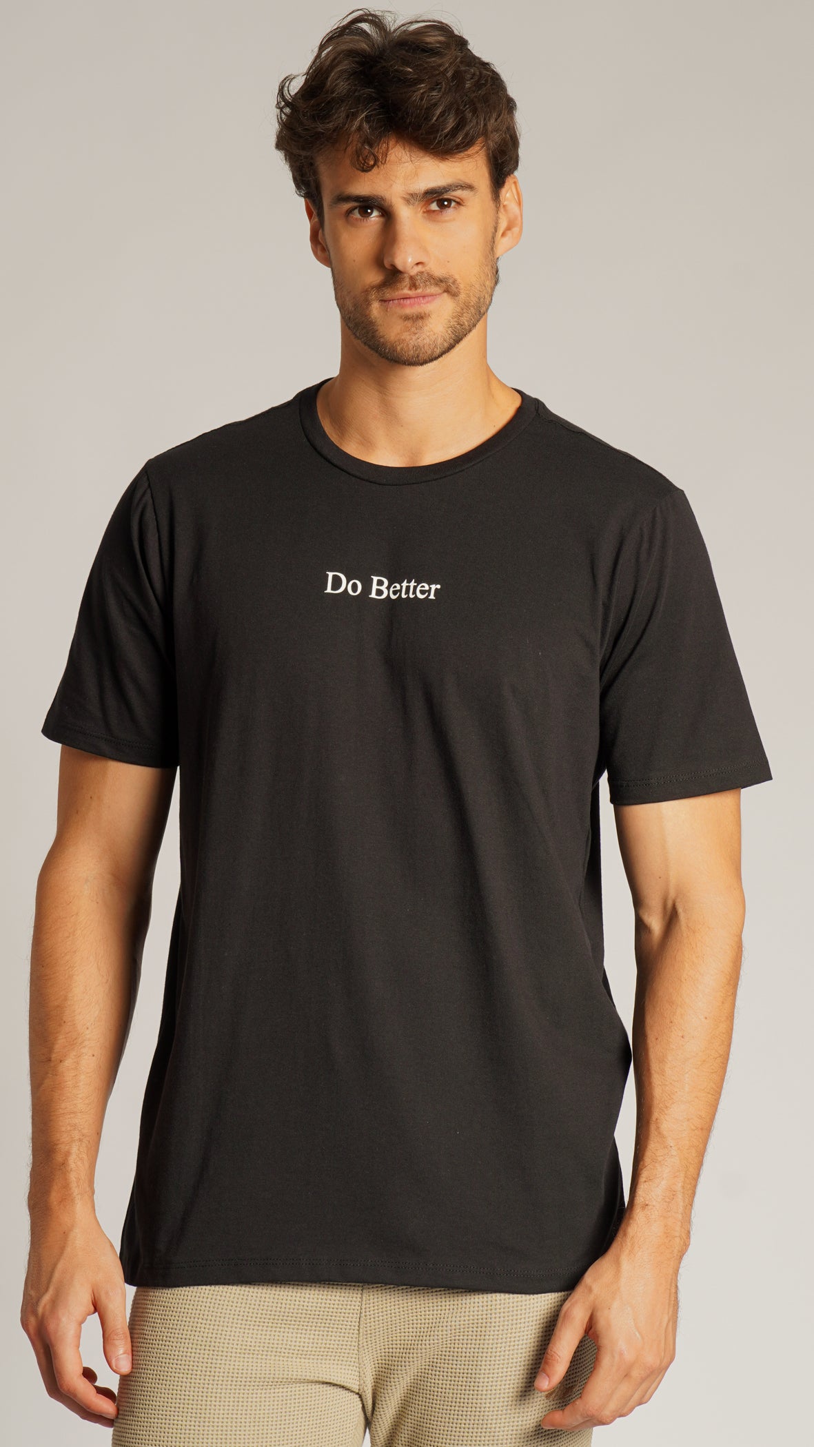 Camiseta Estampada Better - Preta