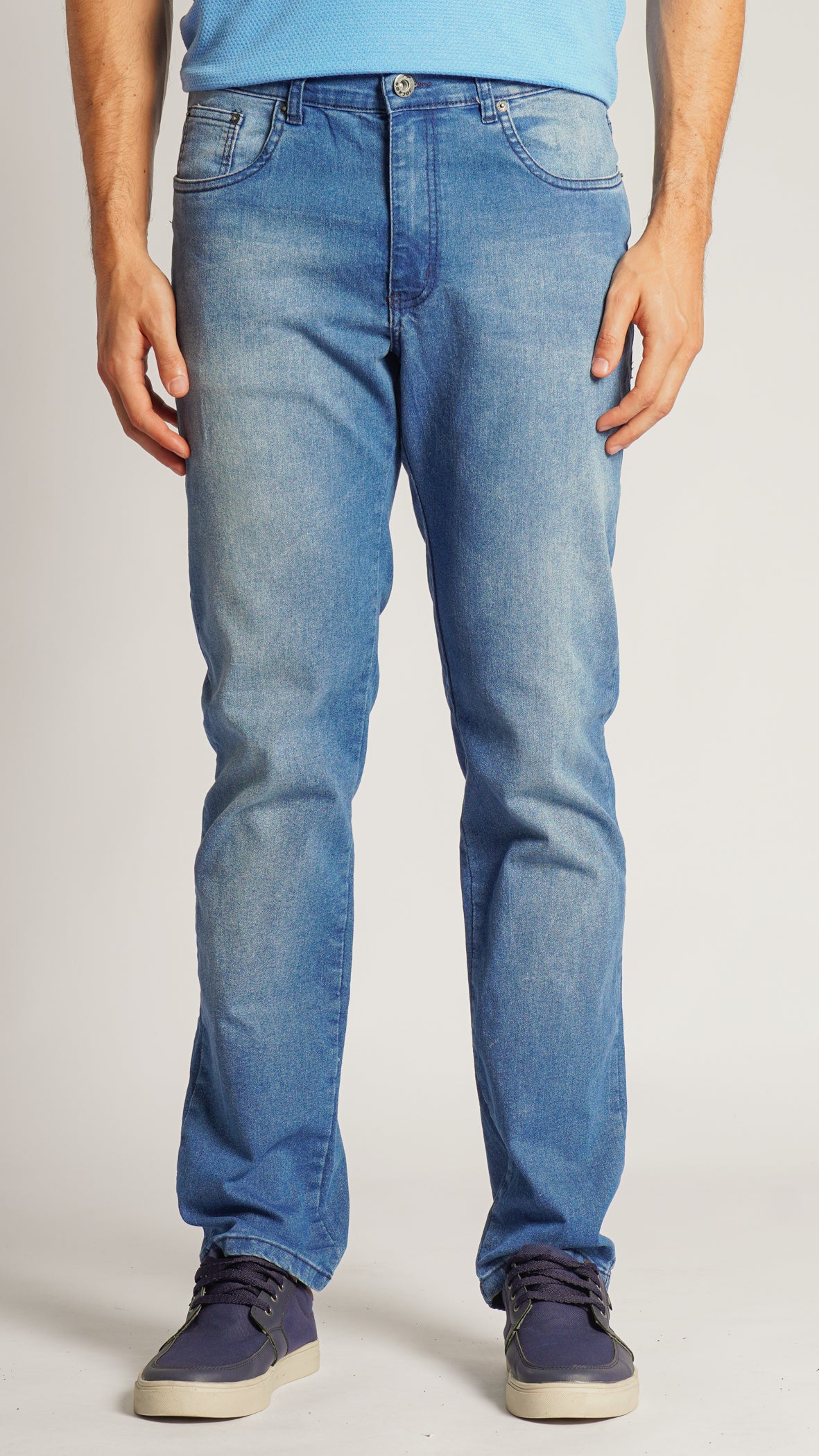 Calça Jeans - Escura Linha Azul