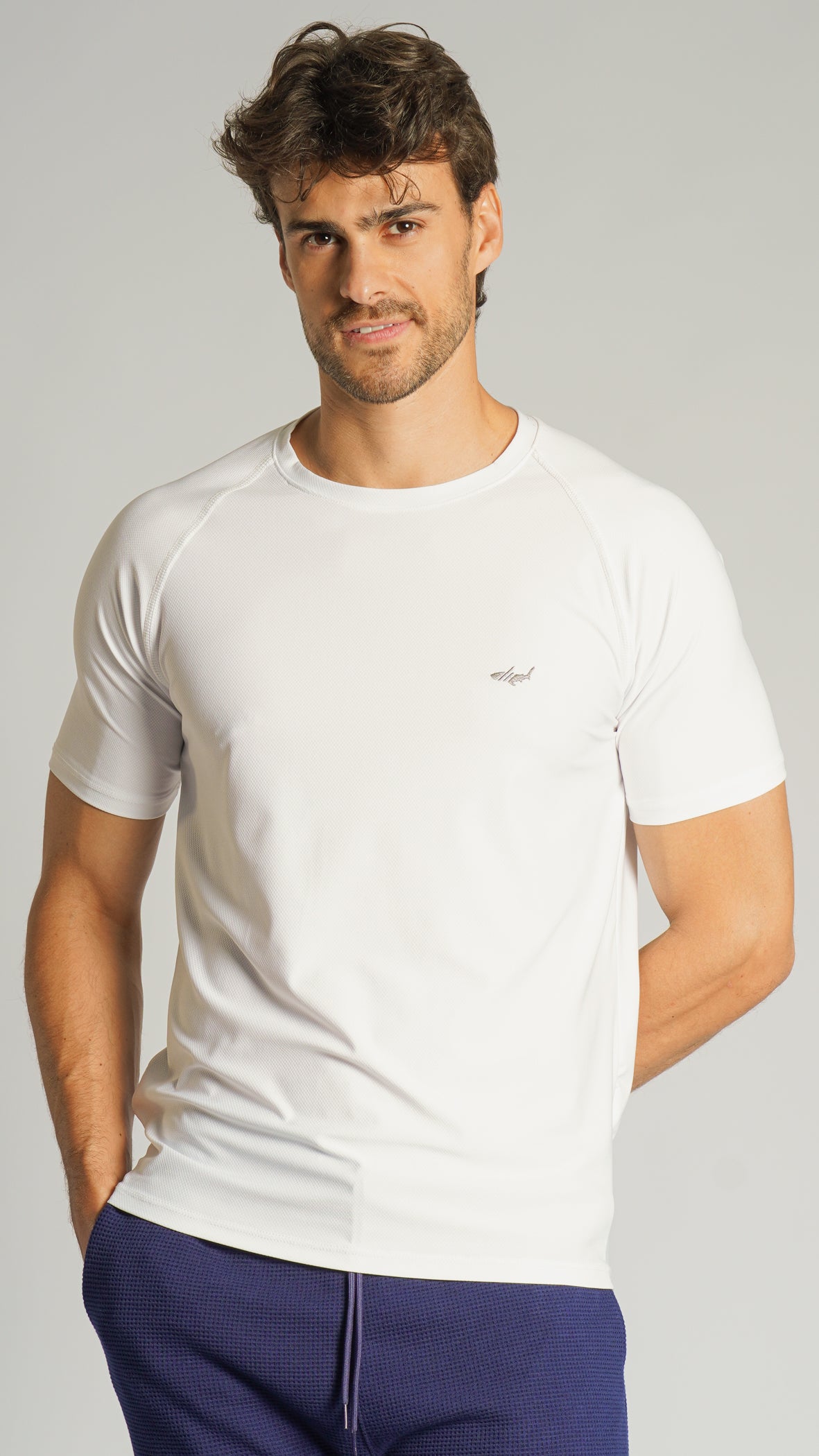 Camiseta Slim Dry Fit - Branca