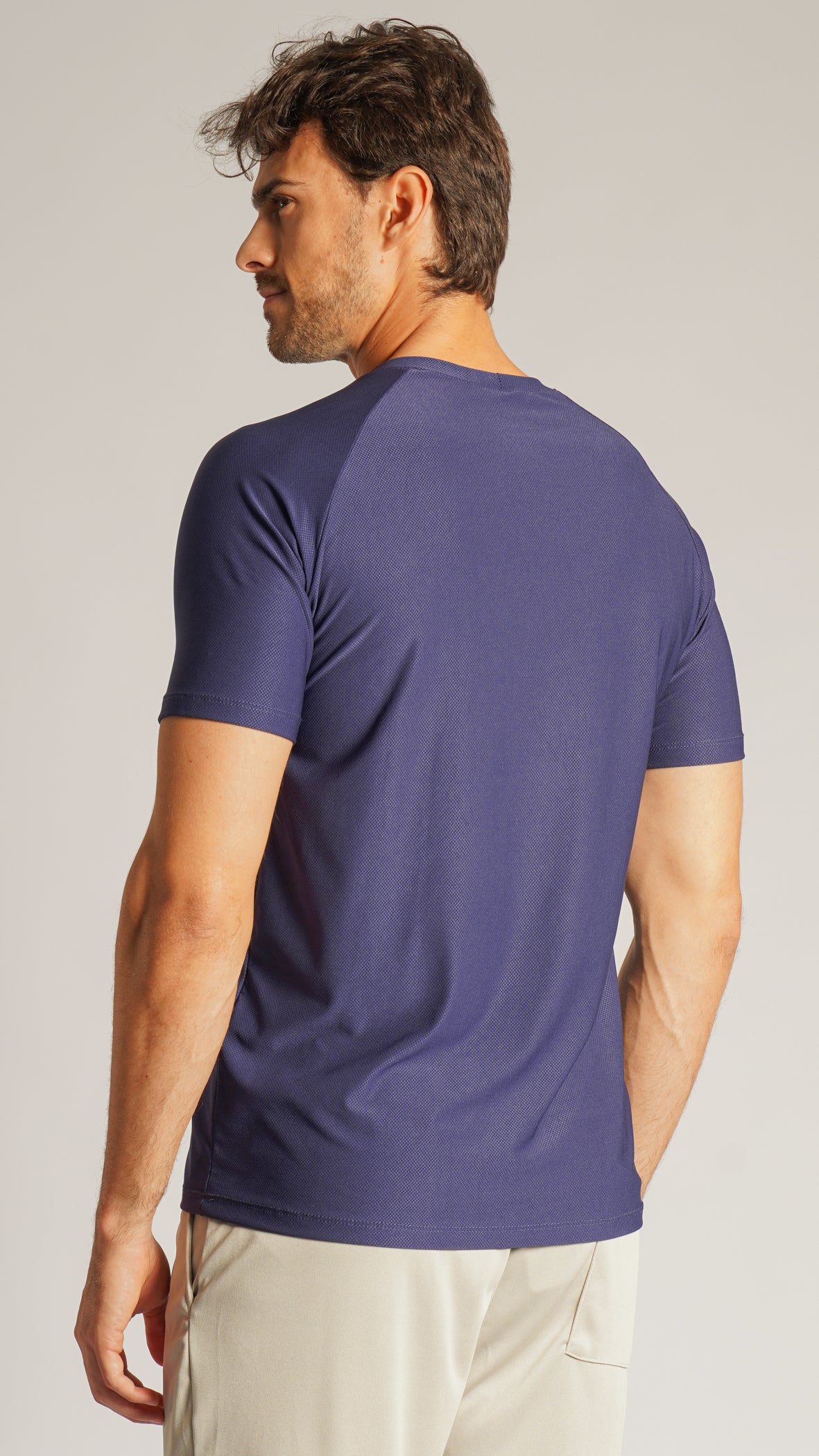 Camiseta Slim Dry Fit - Azul Marinho