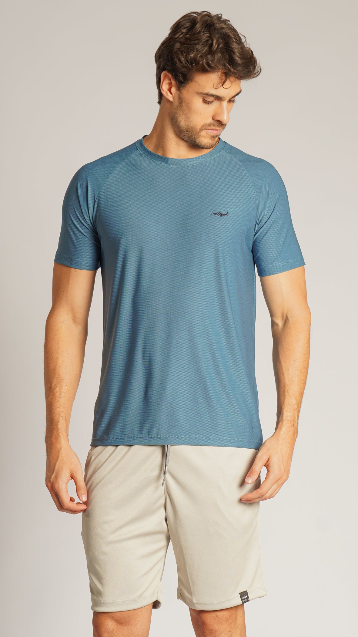 Camiseta Slim Dry Fit - Azul