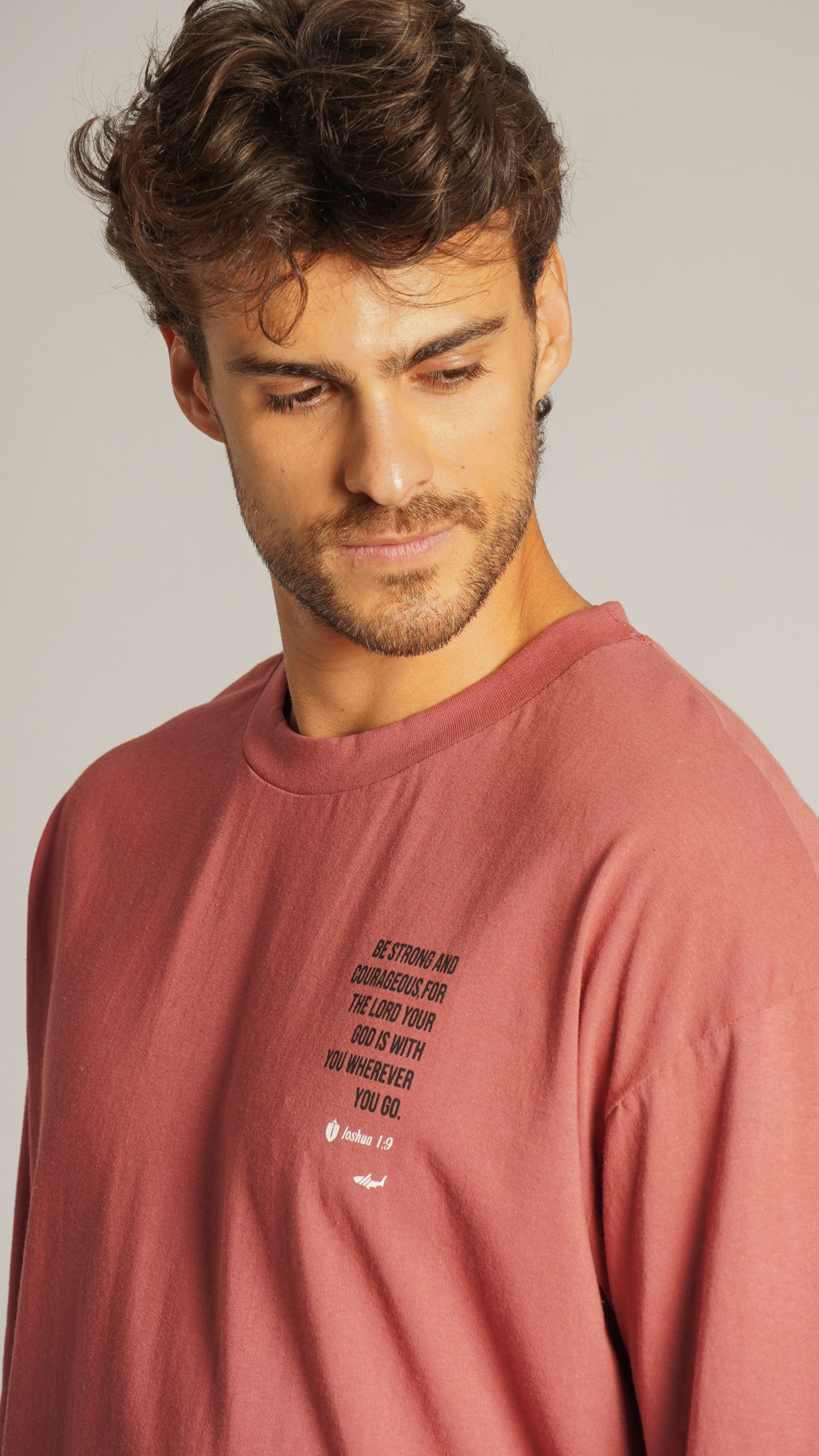 Camiseta Oversized Strong - Rosa