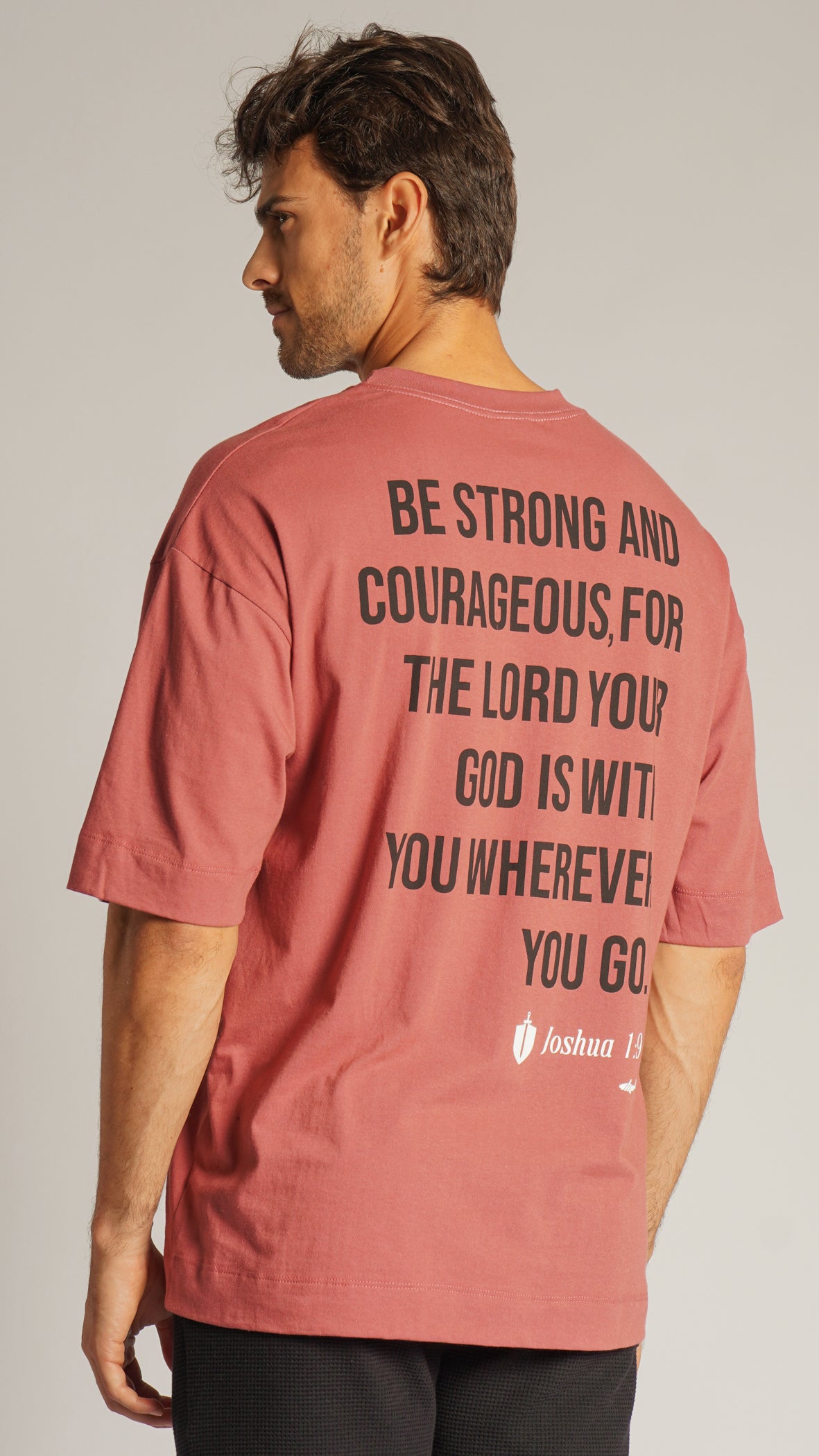 Camiseta Oversized Strong - Rosa