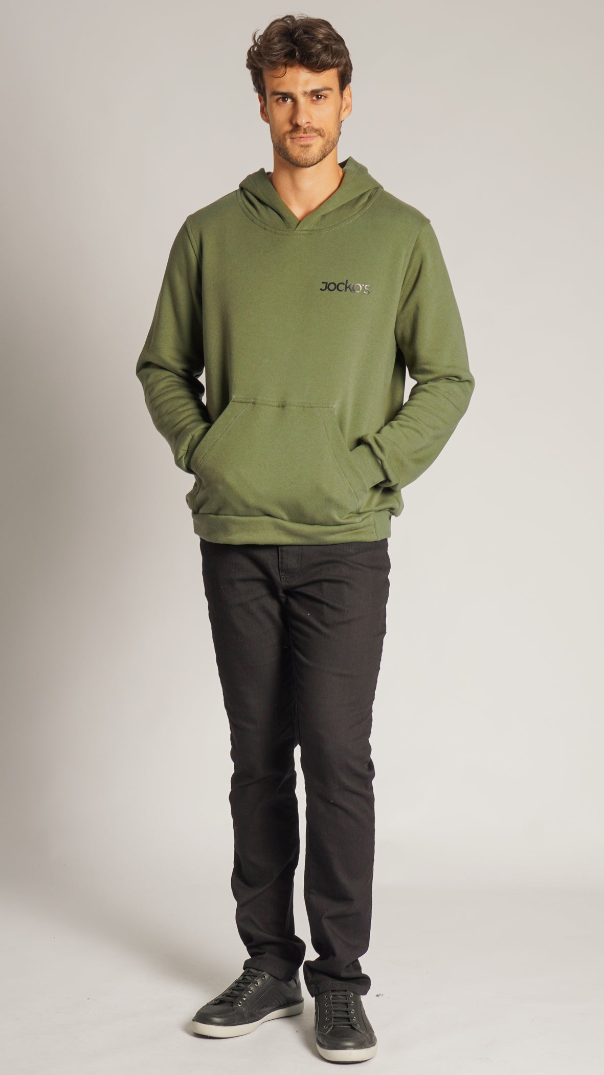 Moletom Canguru Premium Jocko's - Verde Militar