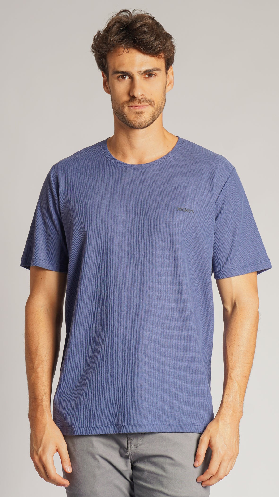 Camiseta Tricô Diamond - Azul