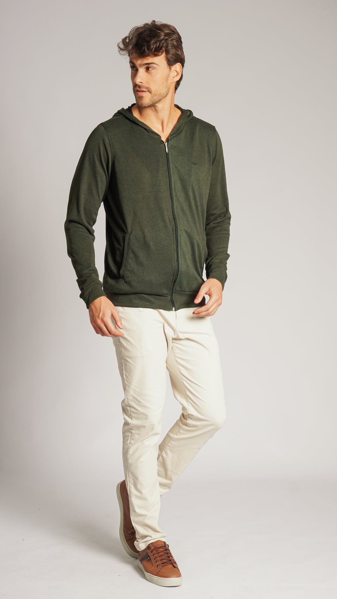 Jaqueta Tricô - Verde Militar