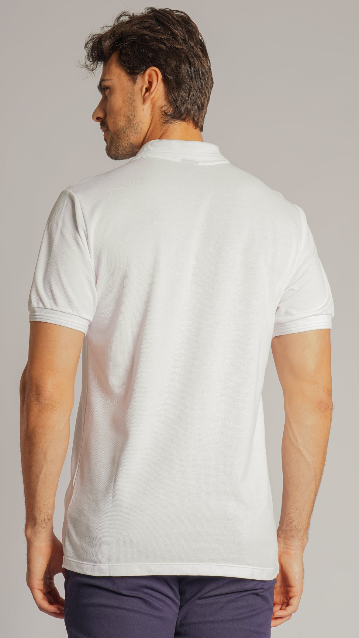 Camisa Polo Piquet - Branca