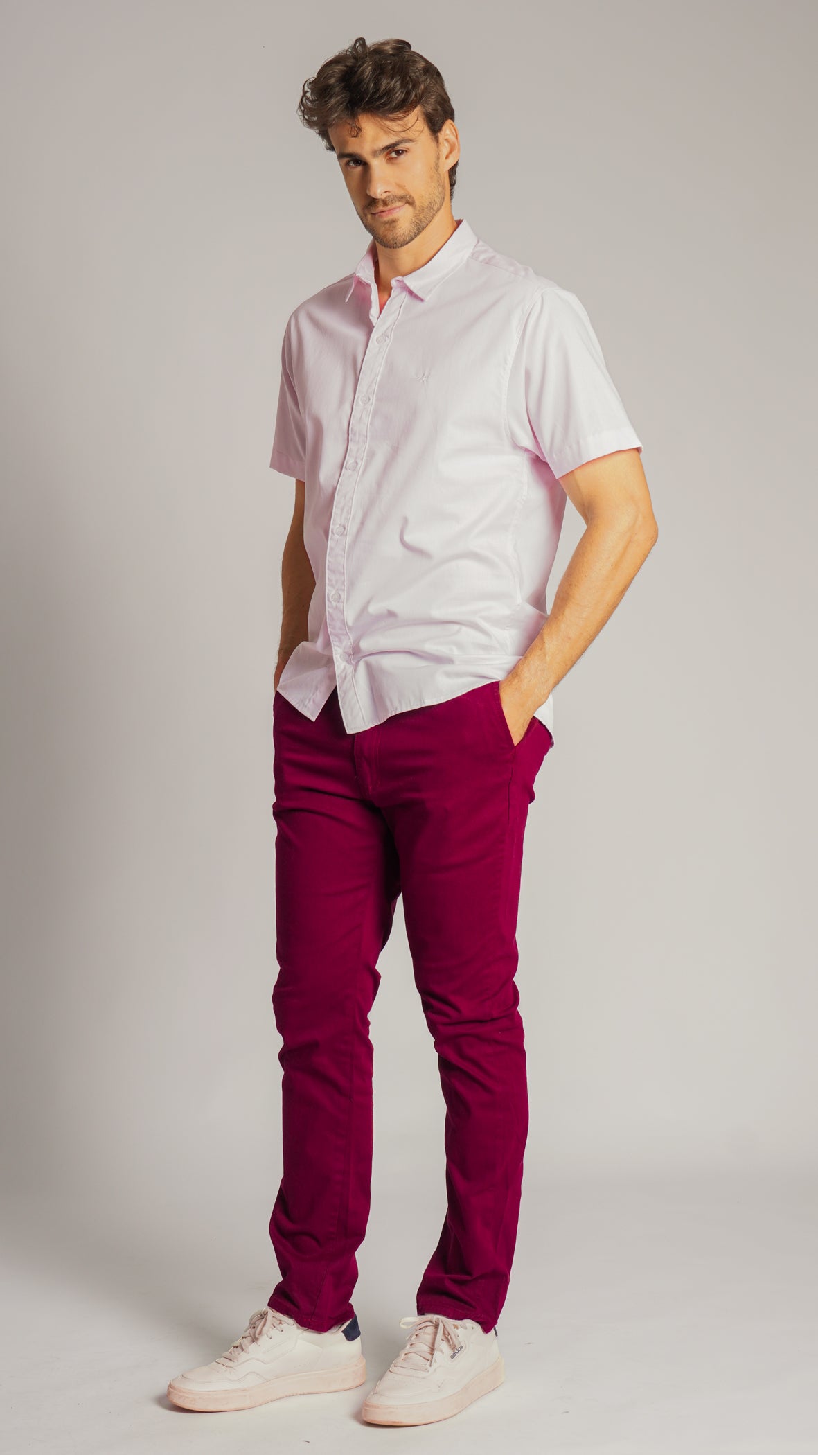 Camisa Manga Curta - Rosa