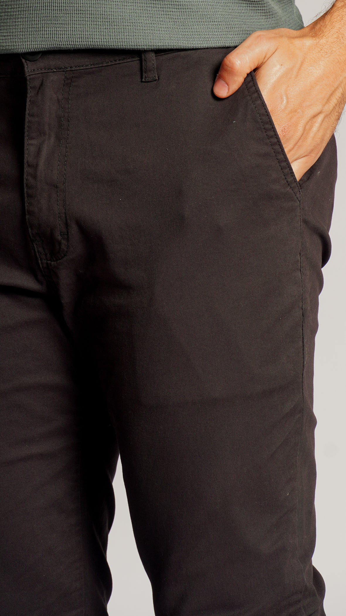 Calça Sarja Bolso Faca - Preta