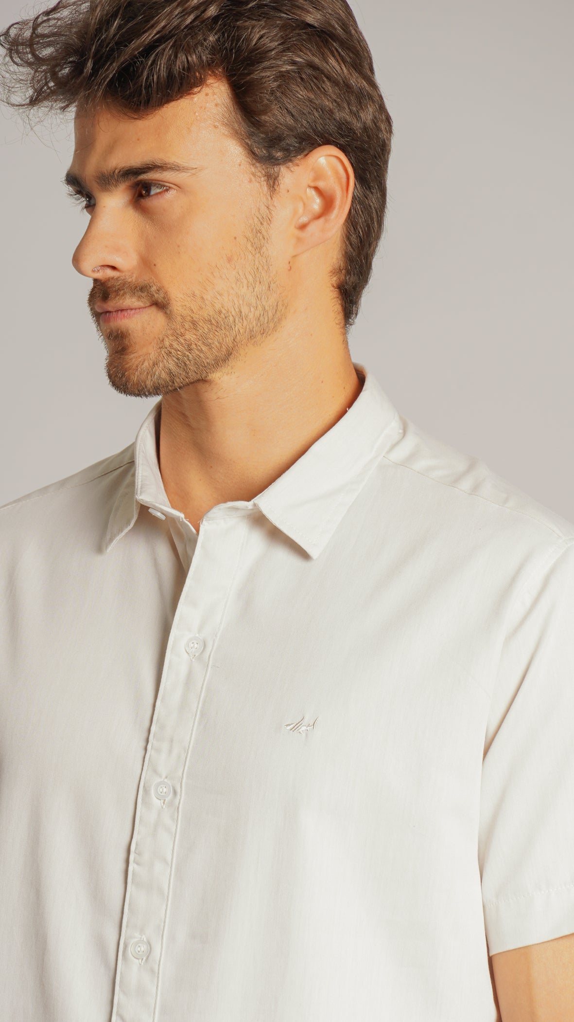 Camisa Manga Curta - Areia