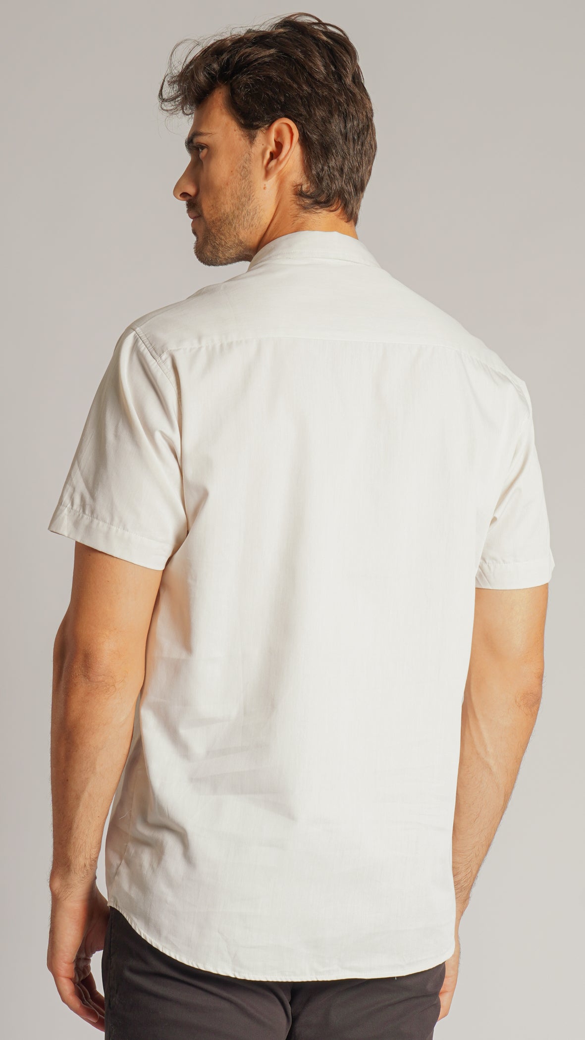 Camisa Manga Curta - Areia