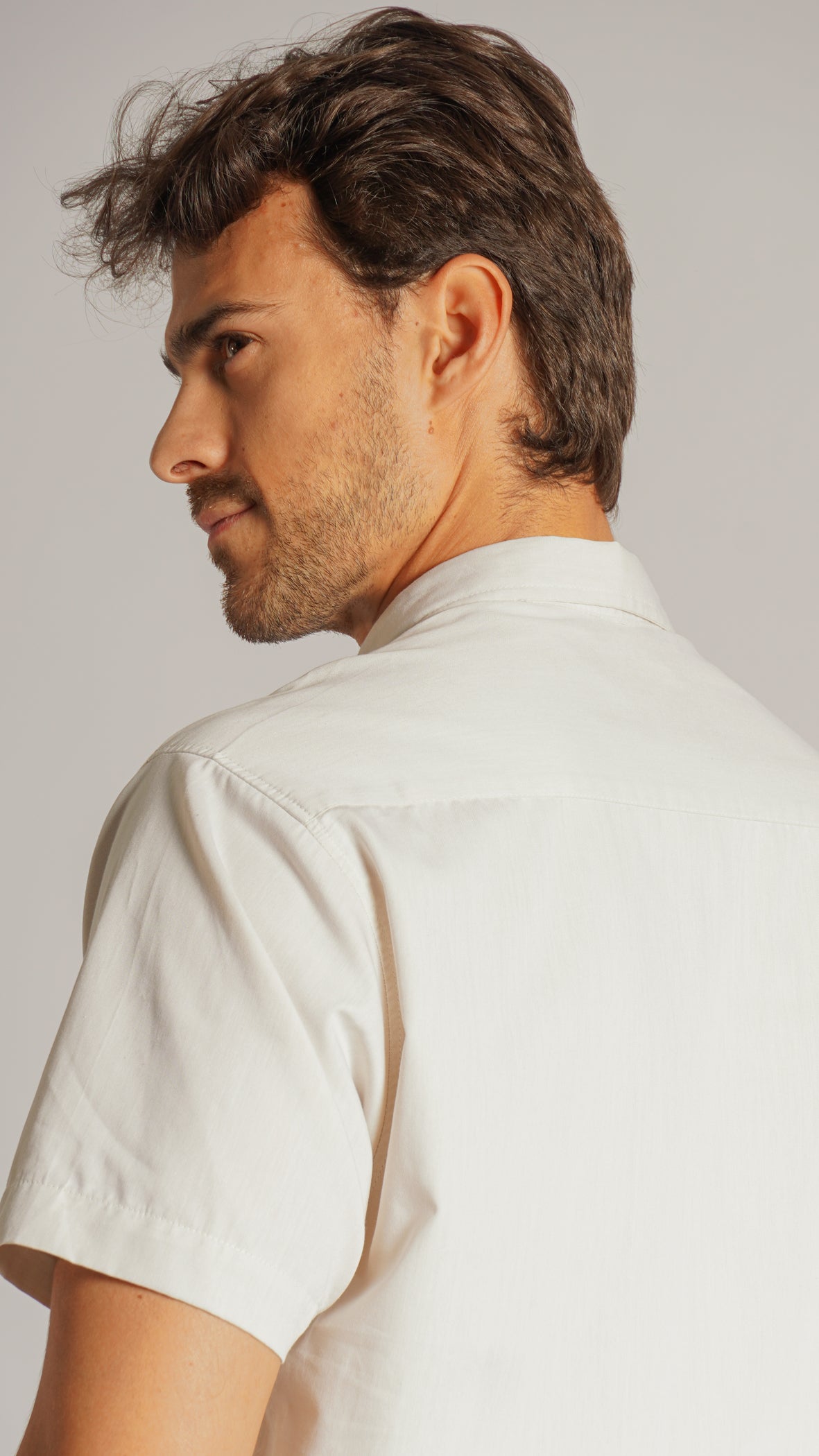 Camisa Manga Curta - Areia