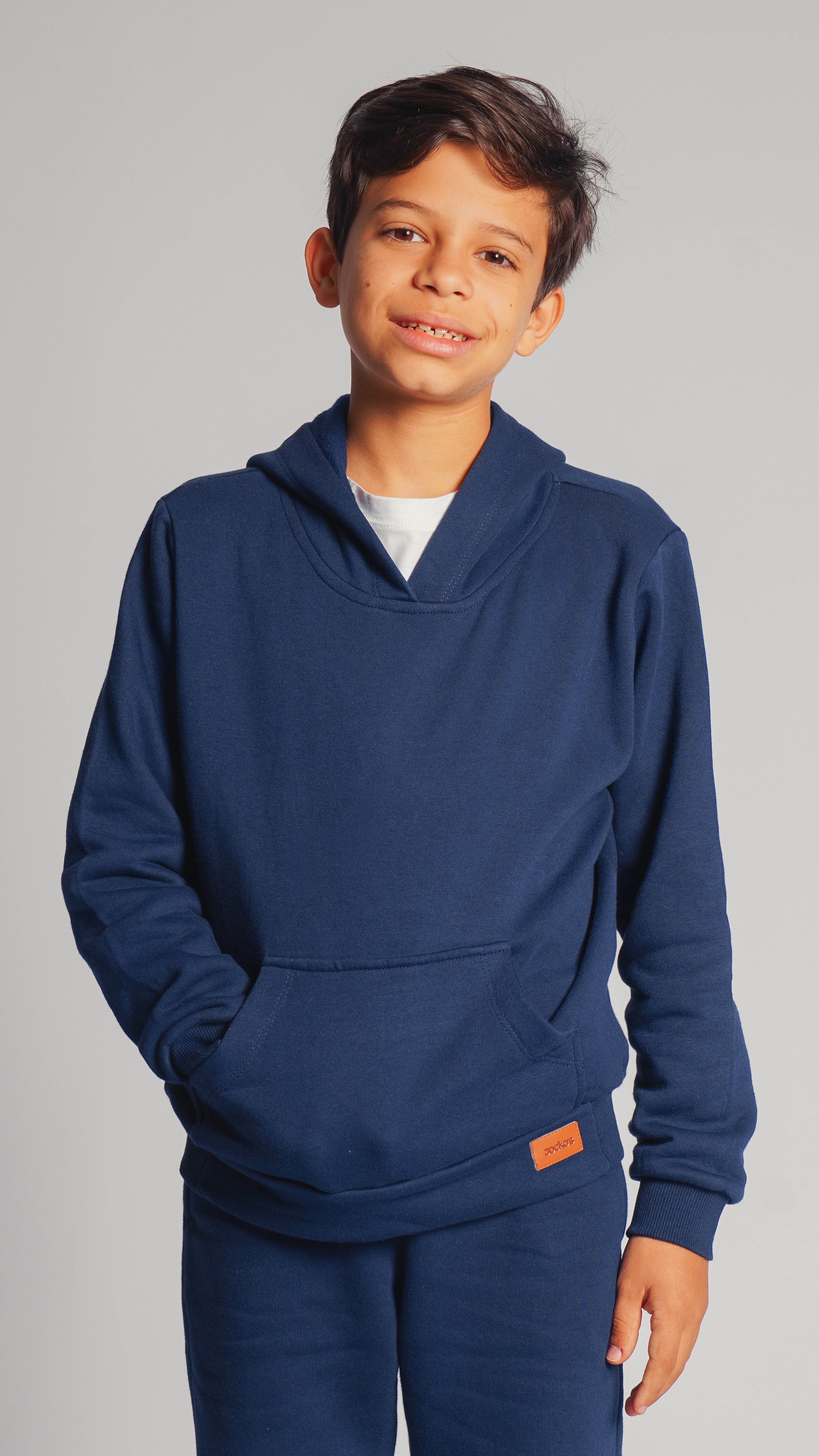 Moletom Canguru Kids Unissex - Azul Marinho