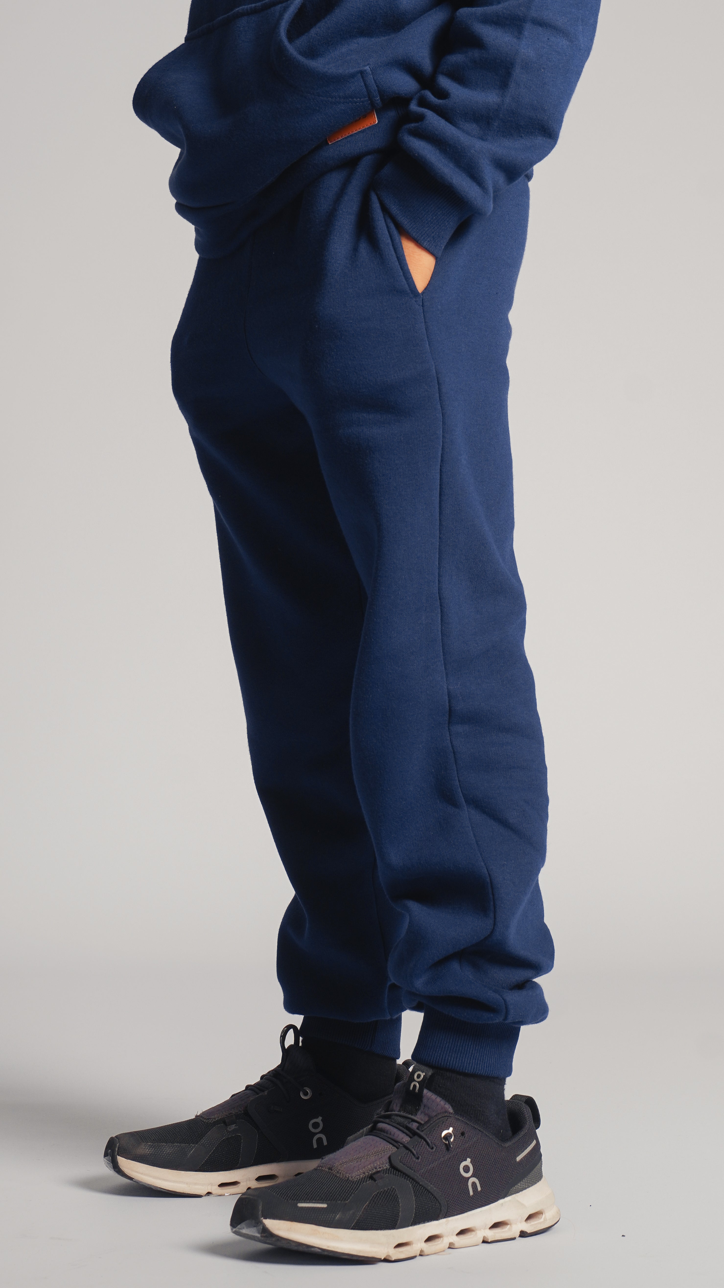 Calça Moletom Kids Unissex - Azul Marinho