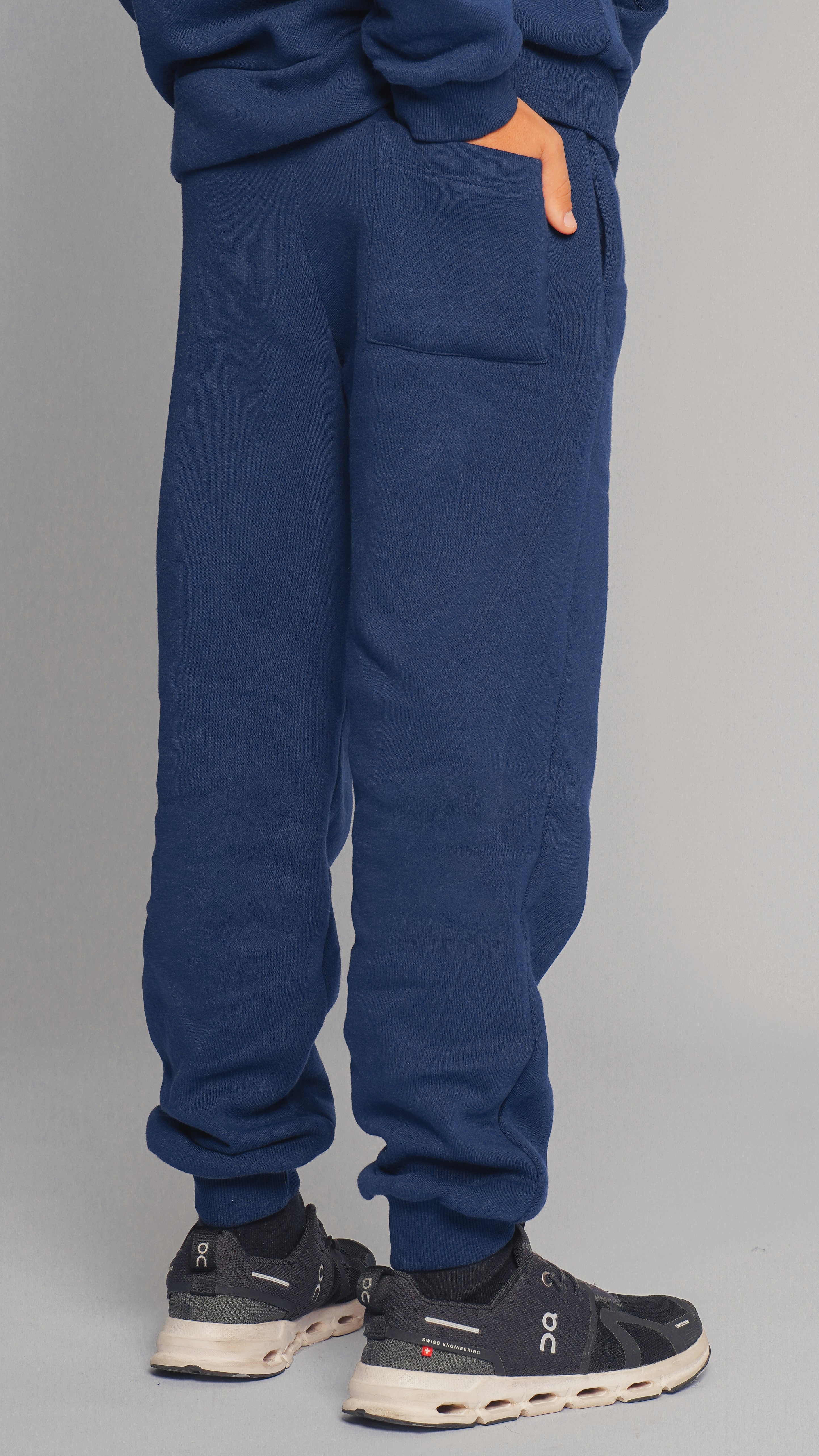 Calça Moletom Kids Unissex - Azul Marinho