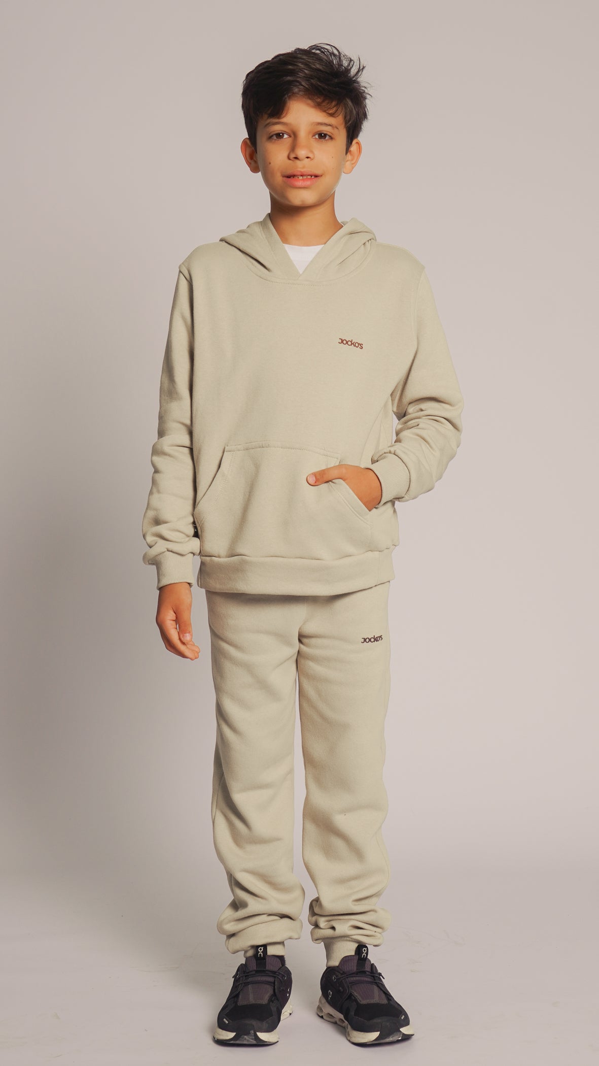 Calça Moletom Kids Unissex - Bege