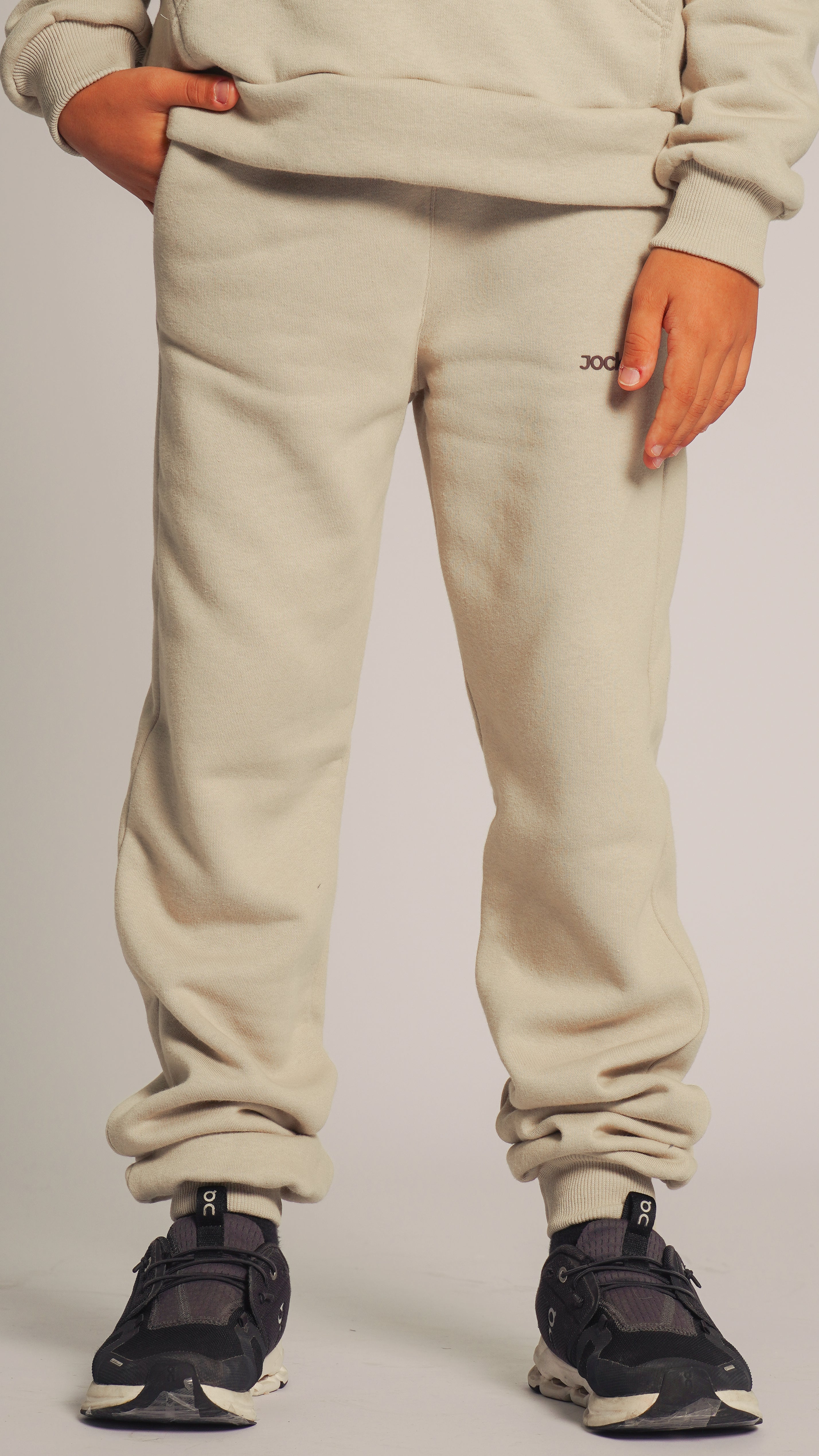 Calça Moletom Kids Unissex - Bege