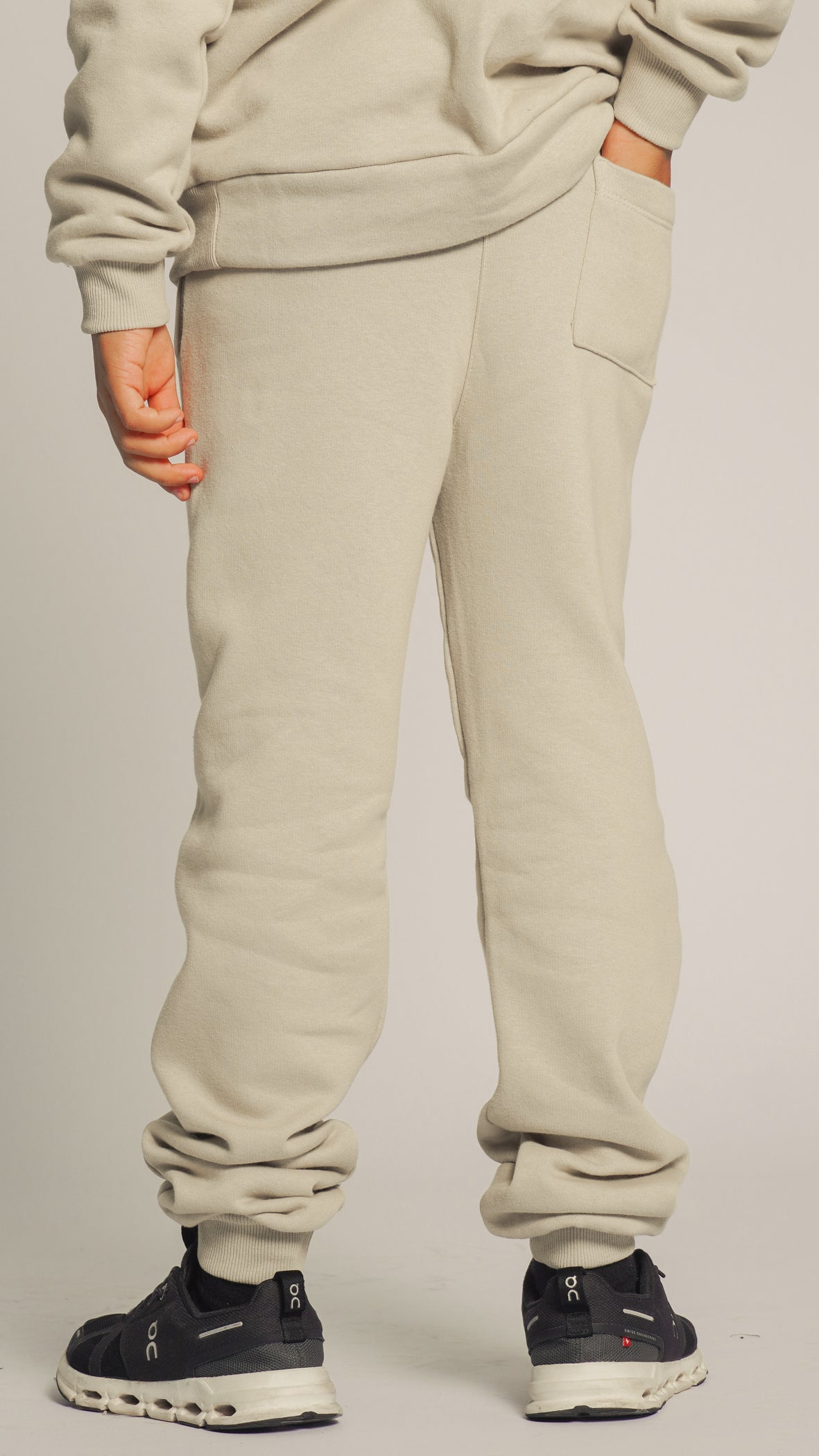 Calça Moletom Kids Unissex - Bege