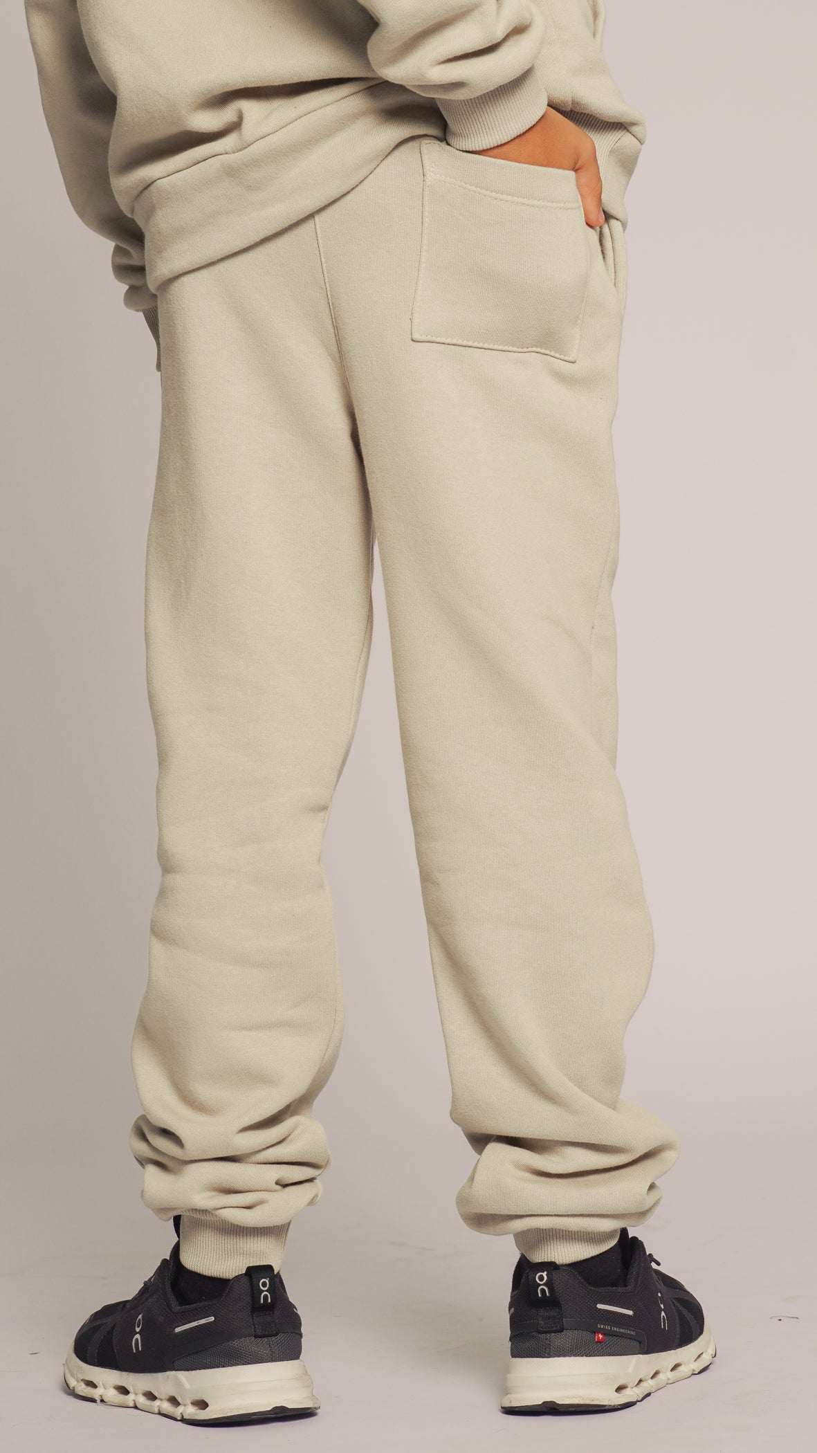 Calça Moletom Kids Unissex - Bege
